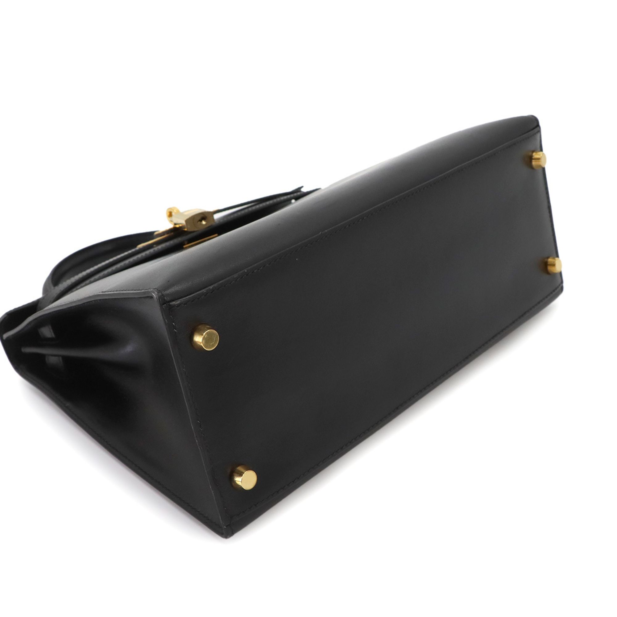 Box Calf Leather Handbag (Pre-Owned) - Hermes - Modalova