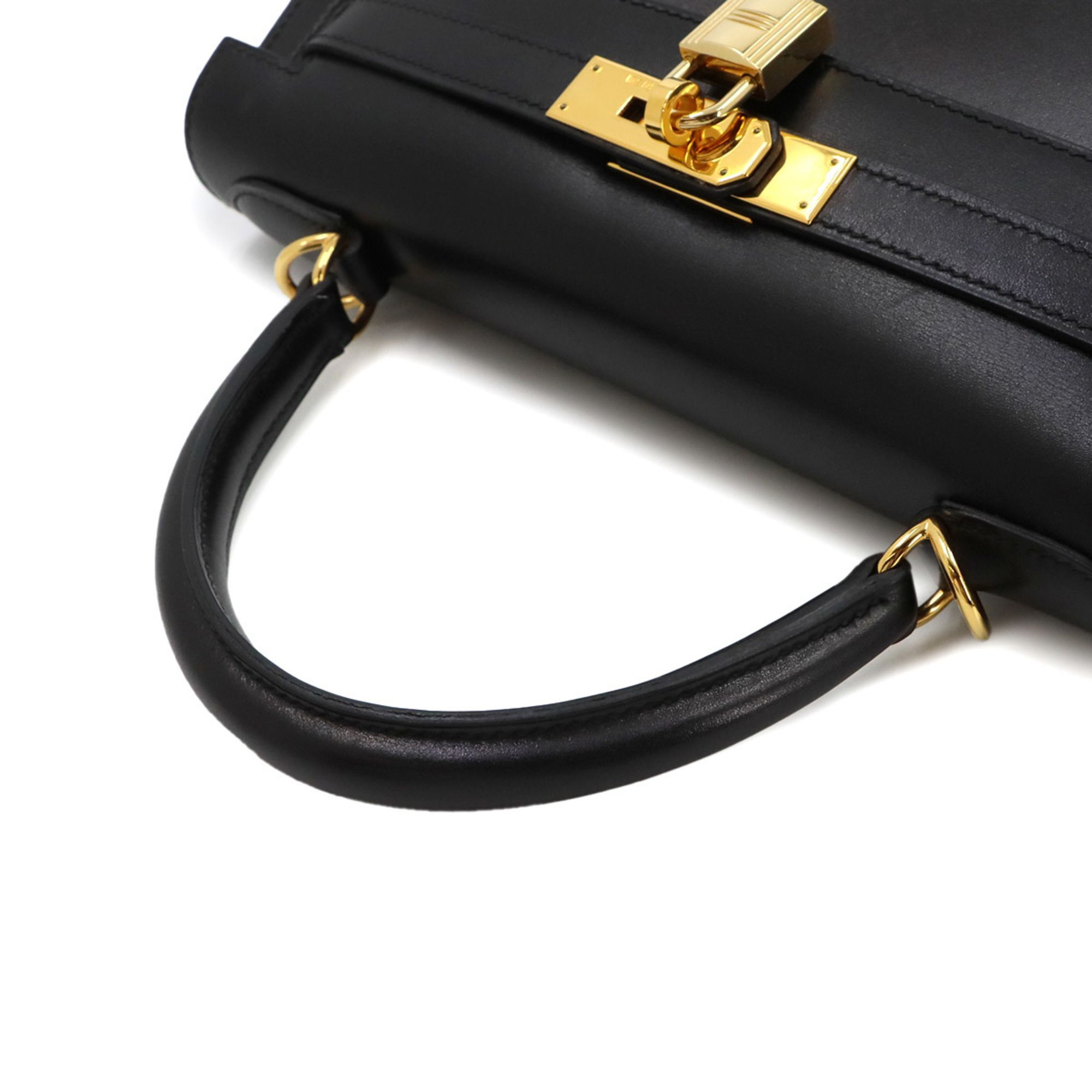 Box Calf Leather Handbag (Pre-Owned) - Hermes - Modalova