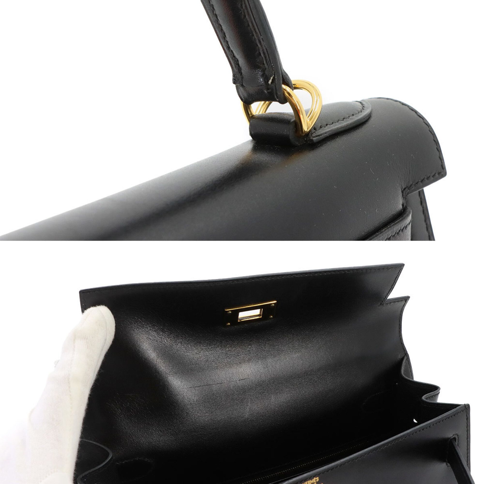 Box Calf Leather Handbag (Pre-Owned) - Hermes - Modalova