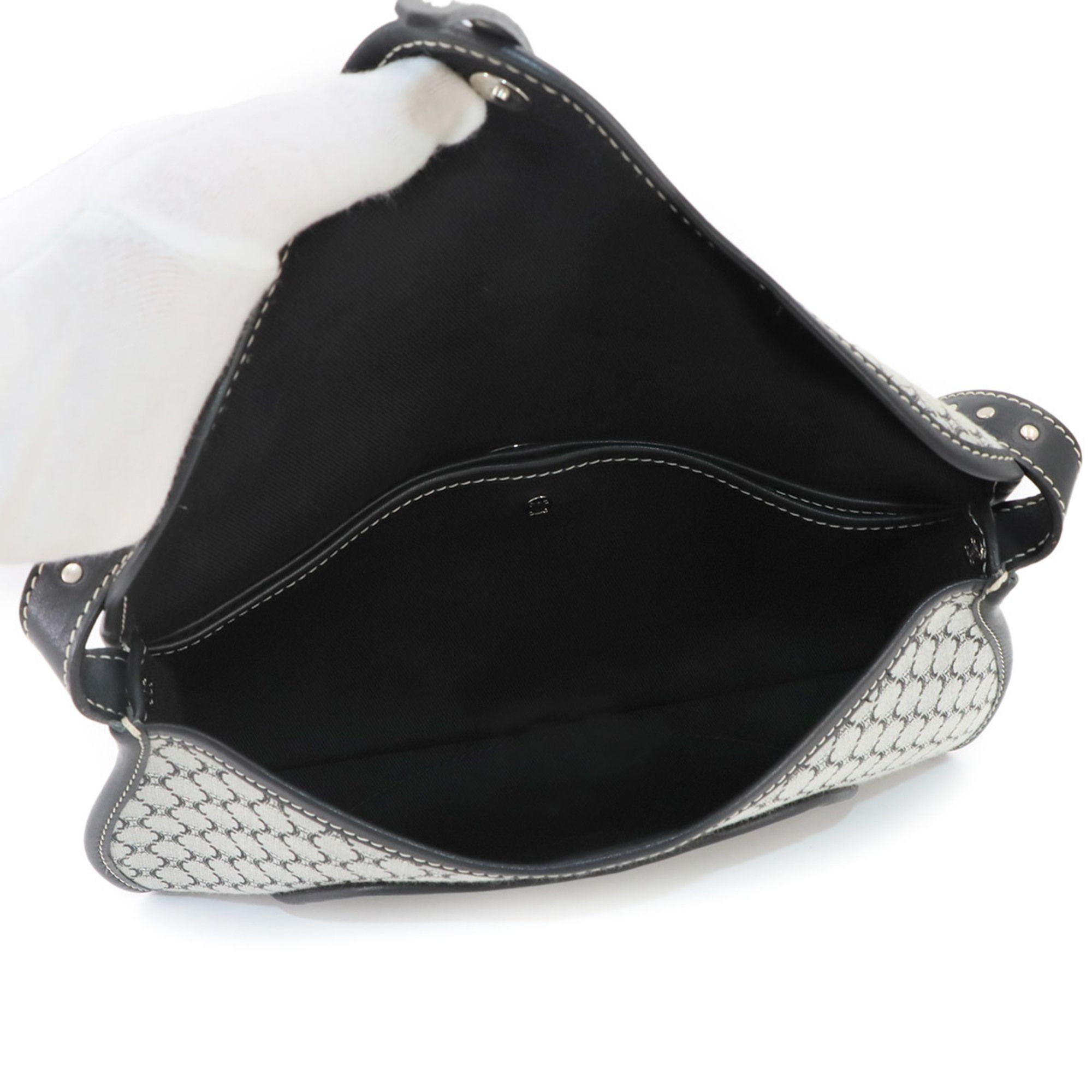 Canvas Leather Handbag Shoulder Bag (Pre-Owned) - Celine - Modalova