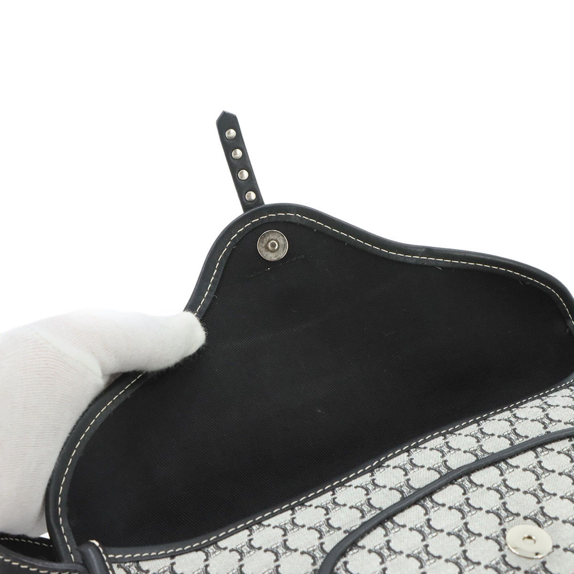 Canvas Leather Handbag Shoulder Bag (Pre-Owned) - Celine - Modalova