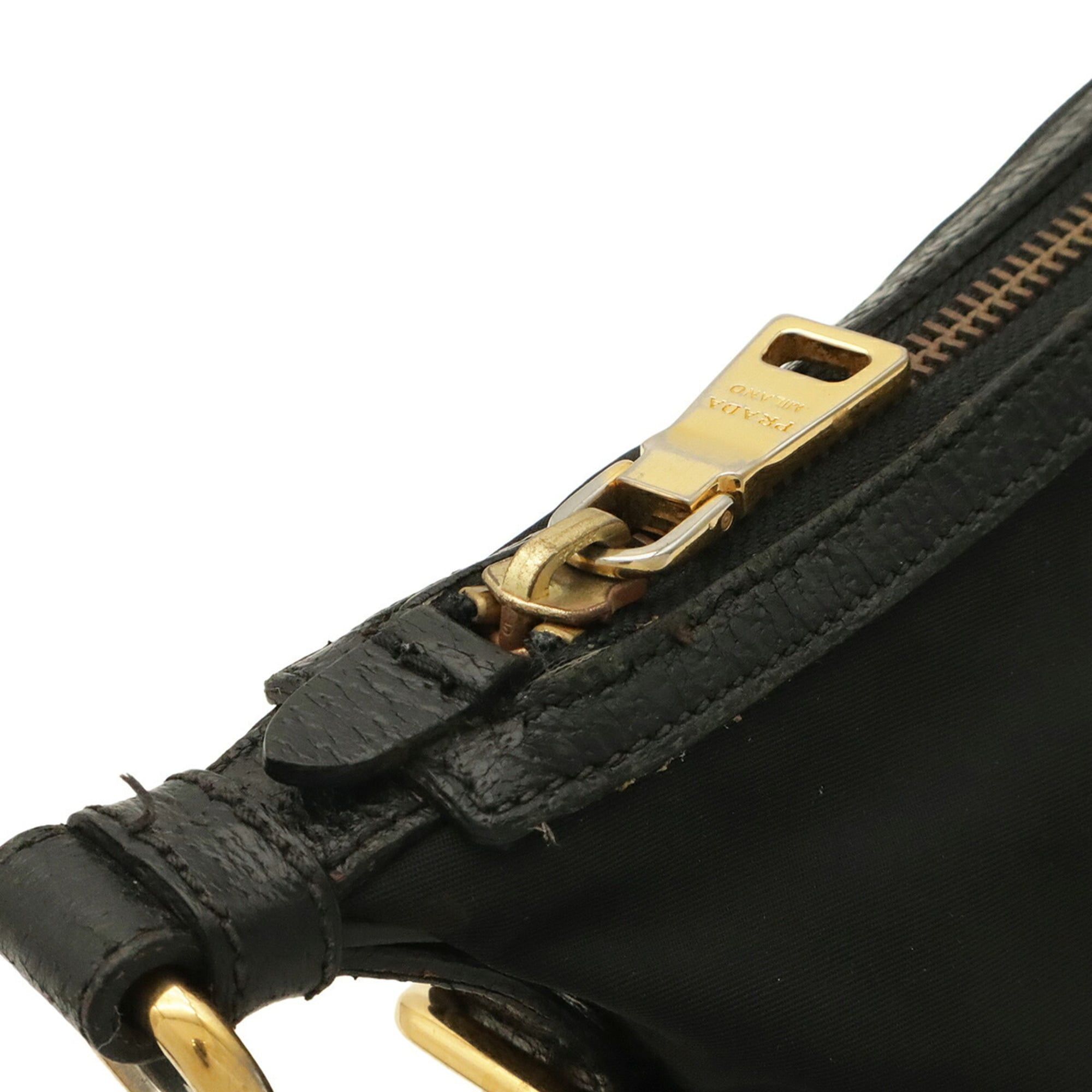 Nylon Leather Shoulder Bag (Pre-Owned) - Prada - Modalova