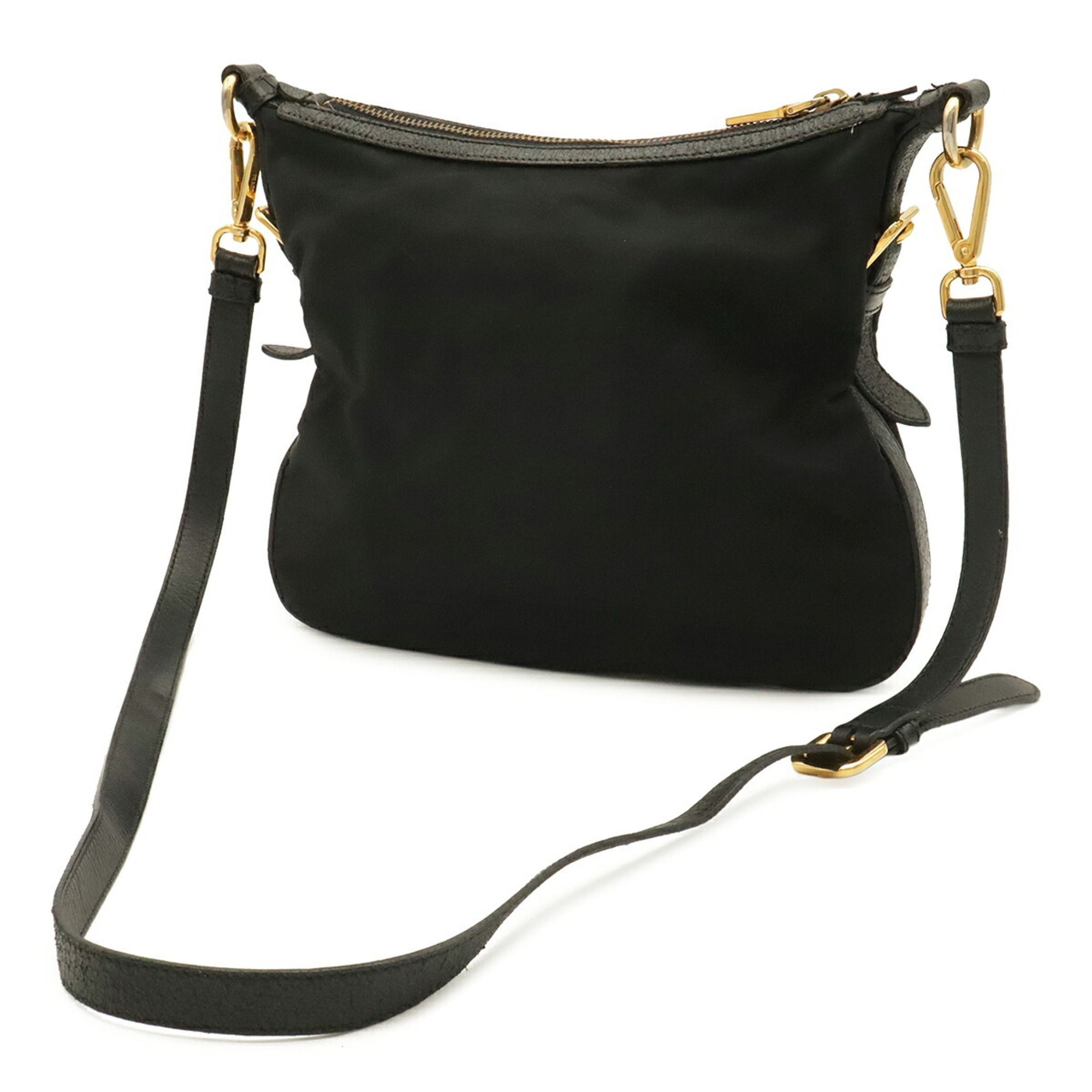 Nylon Leather Shoulder Bag (Pre-Owned) - Prada - Modalova