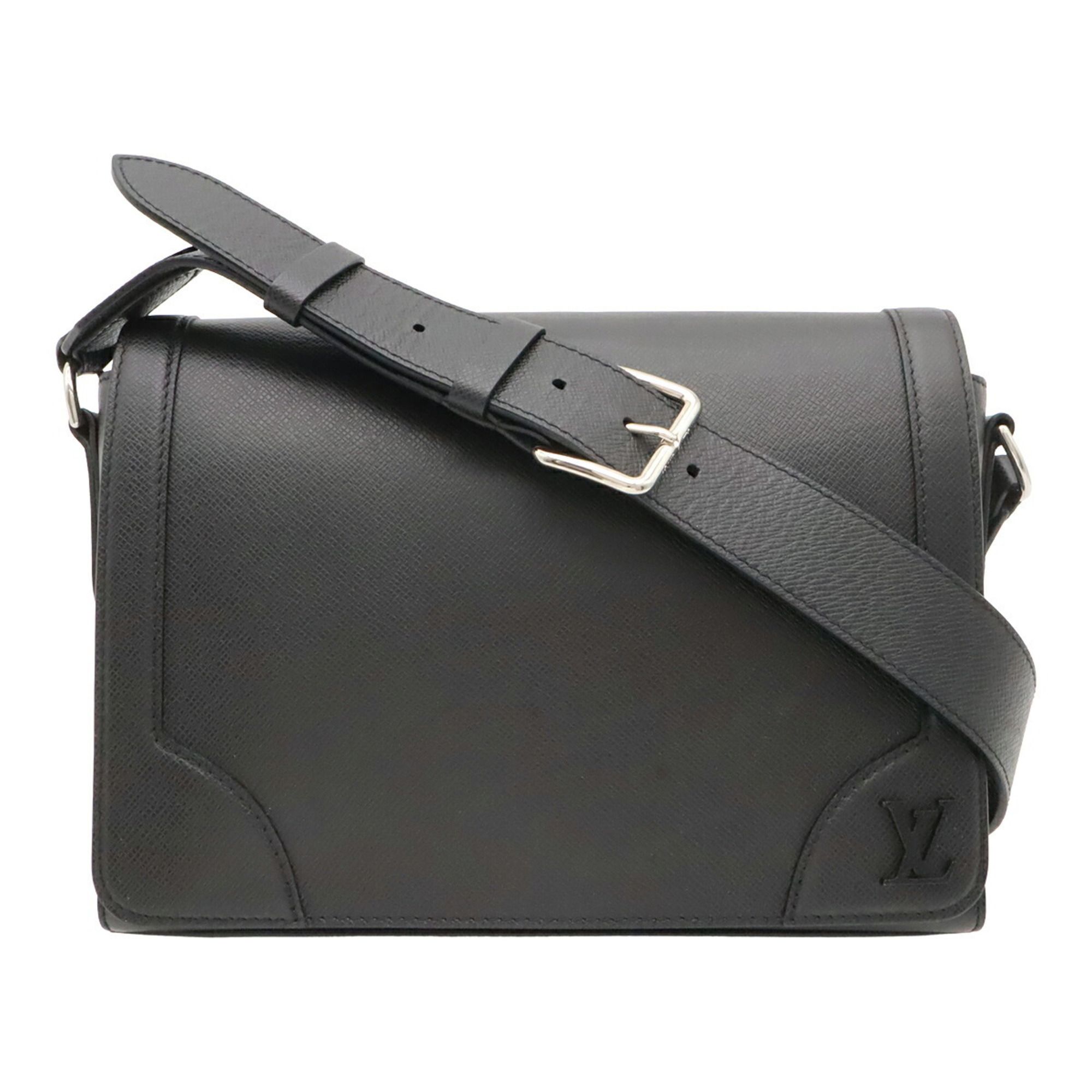 Taiga Leather Shoulder Bag (Pre-Owned) - Louis Vuitton - Modalova