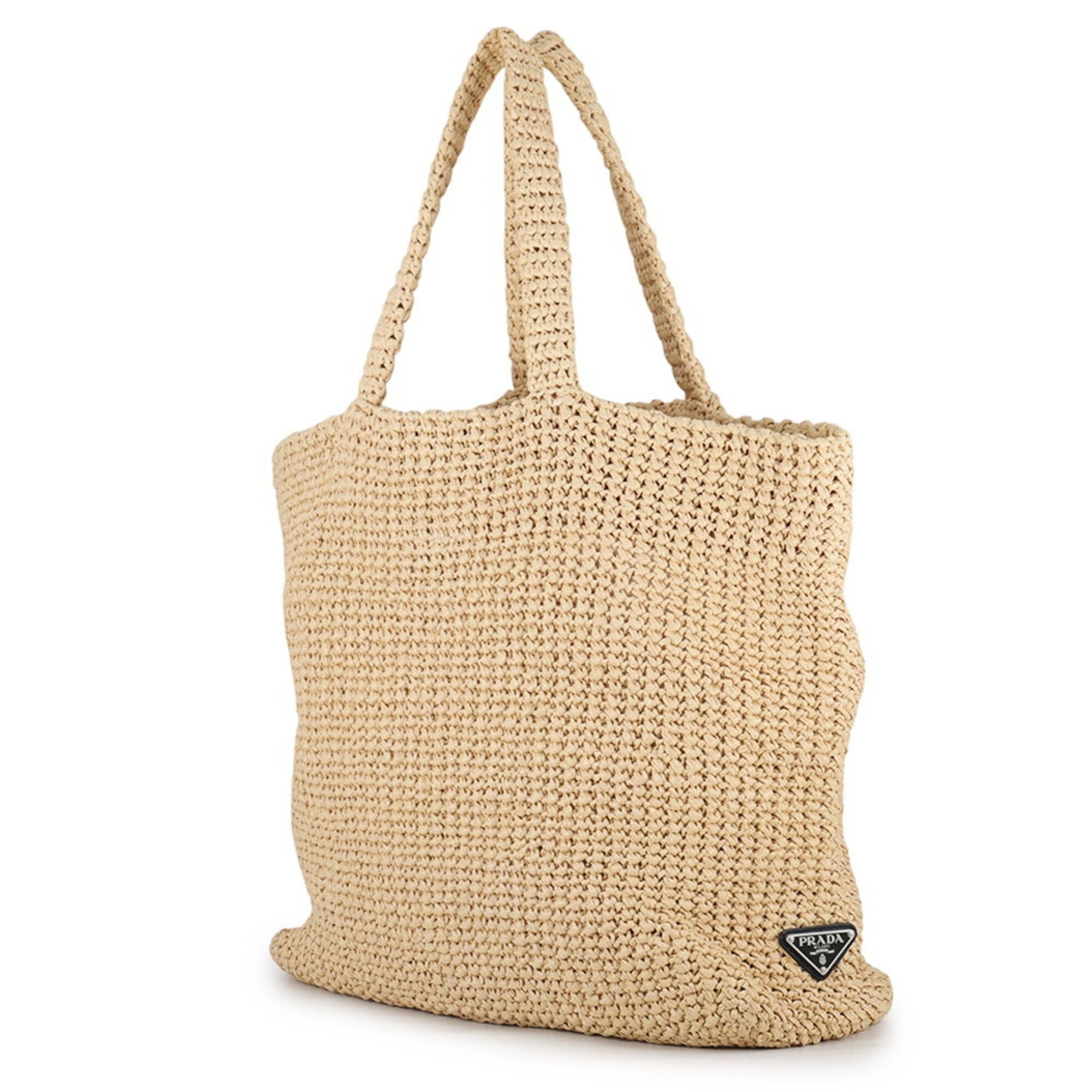 Raffia Handbag Tote Bag (Pre-Owned) - Prada - Modalova