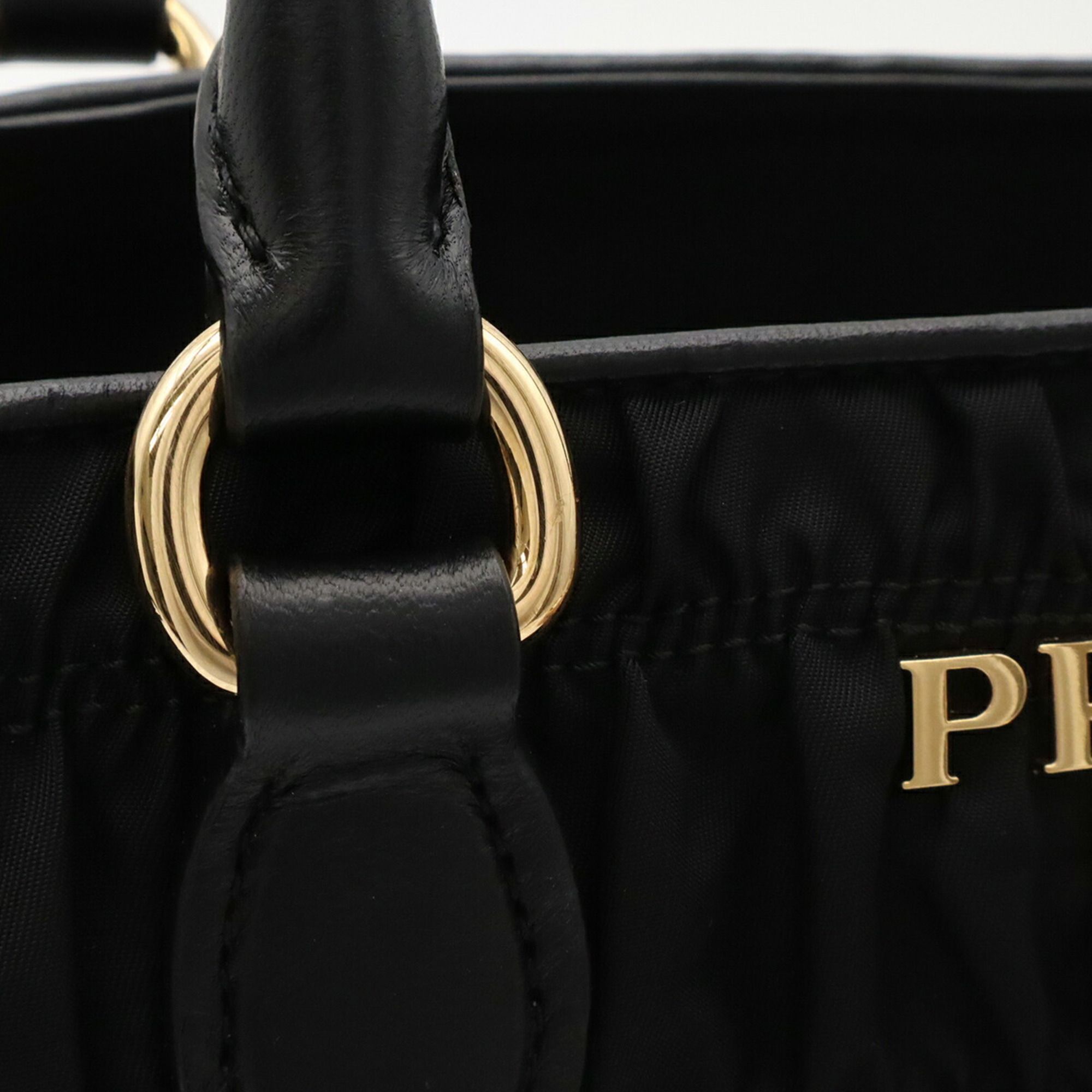 Nylon Leather Handbag Shoulder Bag (Pre-Owned) - Prada - Modalova