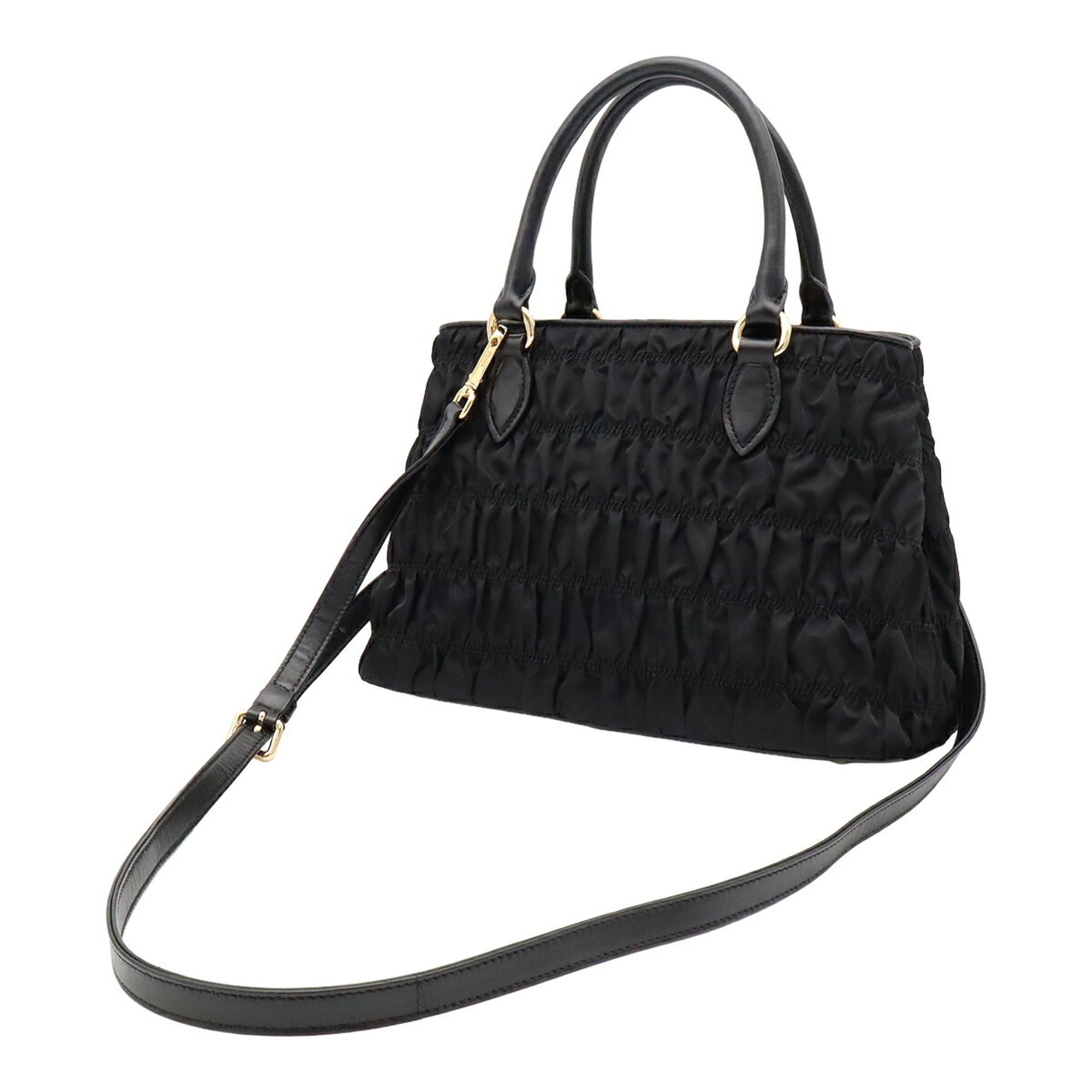 Nylon Leather Handbag Shoulder Bag (Pre-Owned) - Prada - Modalova