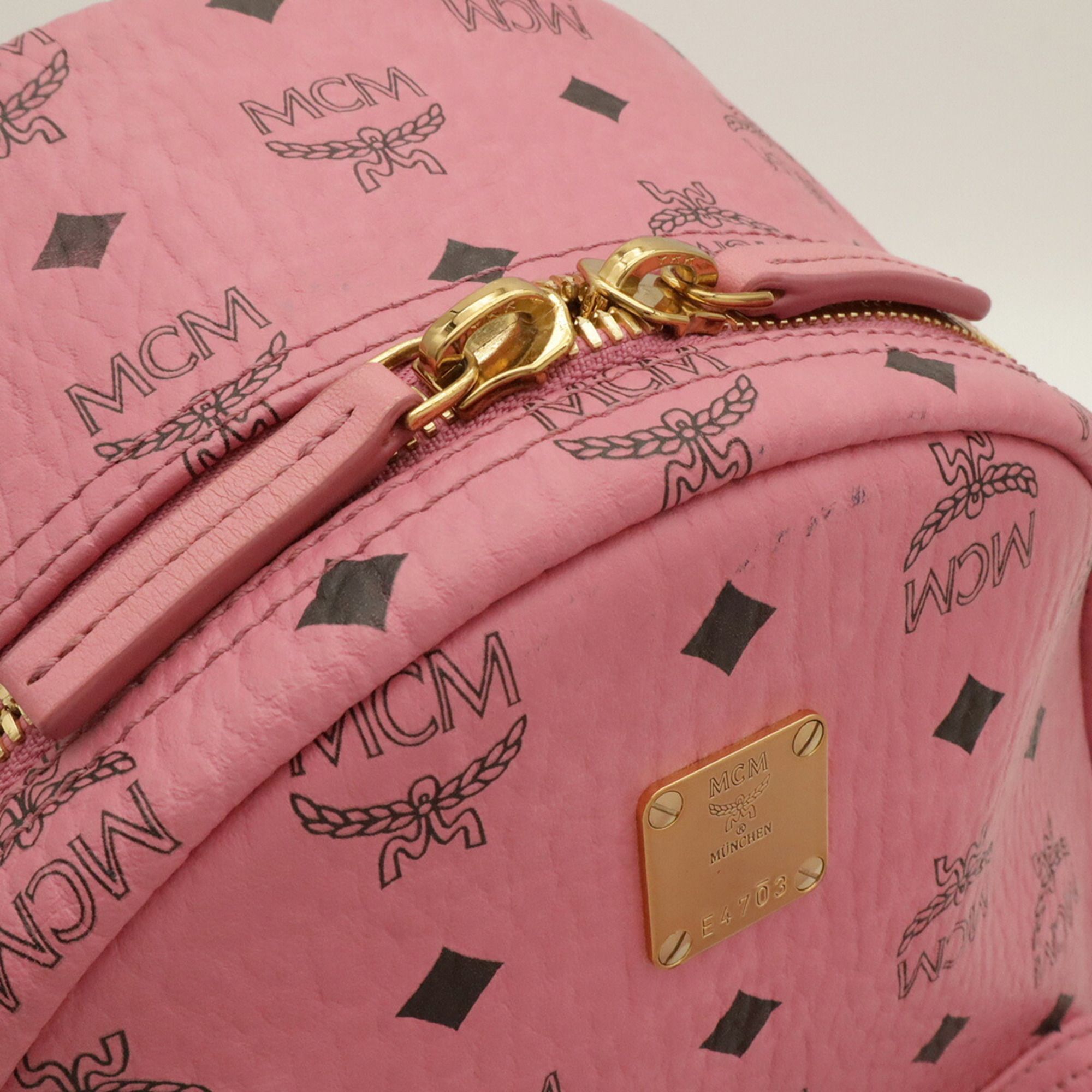 Leather Backpack (Pre-Owned) - MCM - Modalova