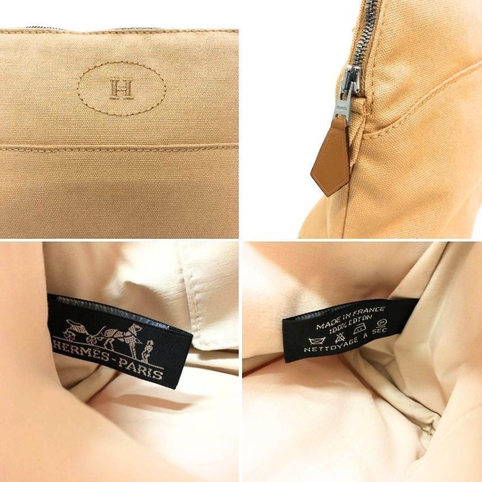 Cotton Canvas Pouch (Pre-Owned) - Hermes - Modalova