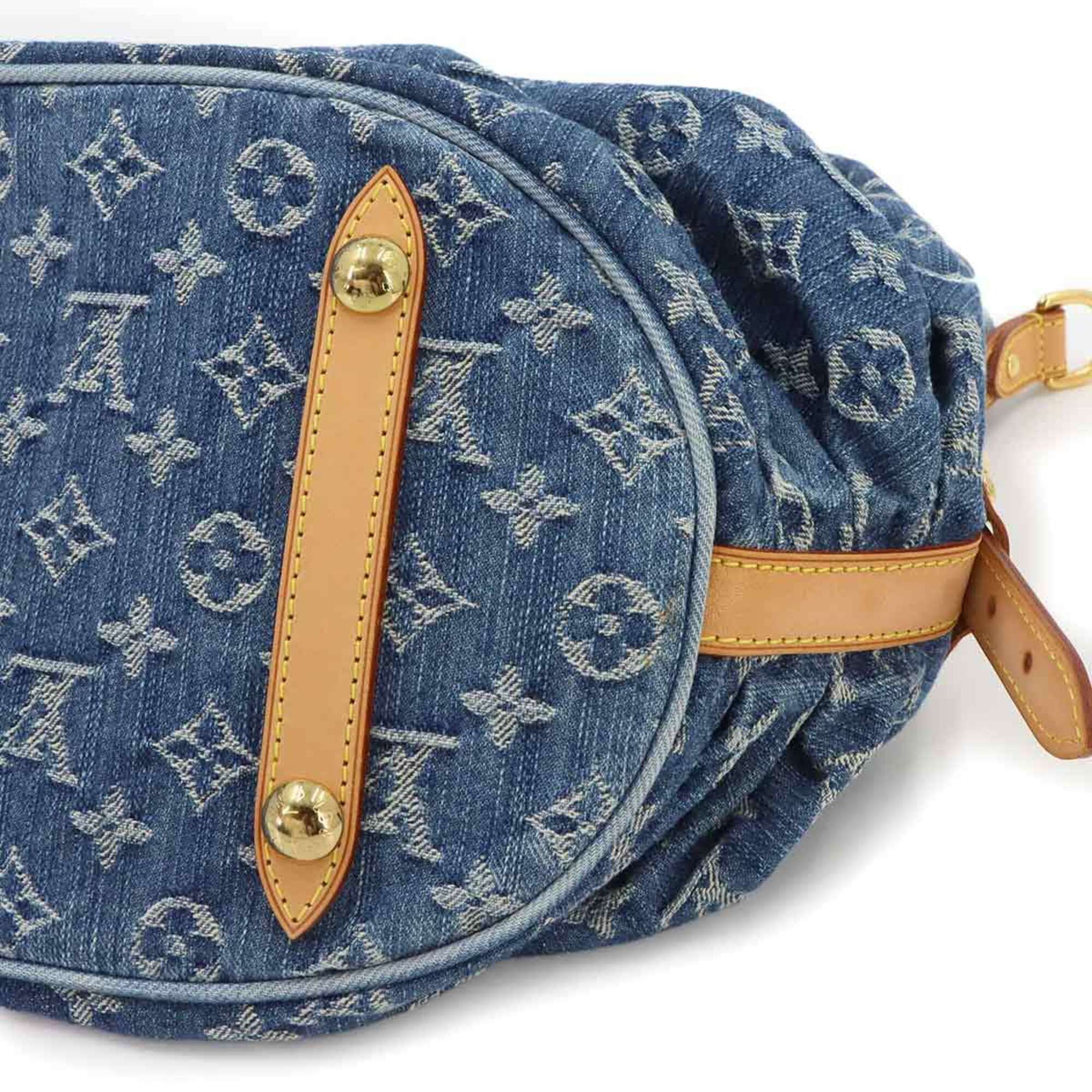 Canvas Denim Handbag (Pre-Owned) - Louis Vuitton - Modalova