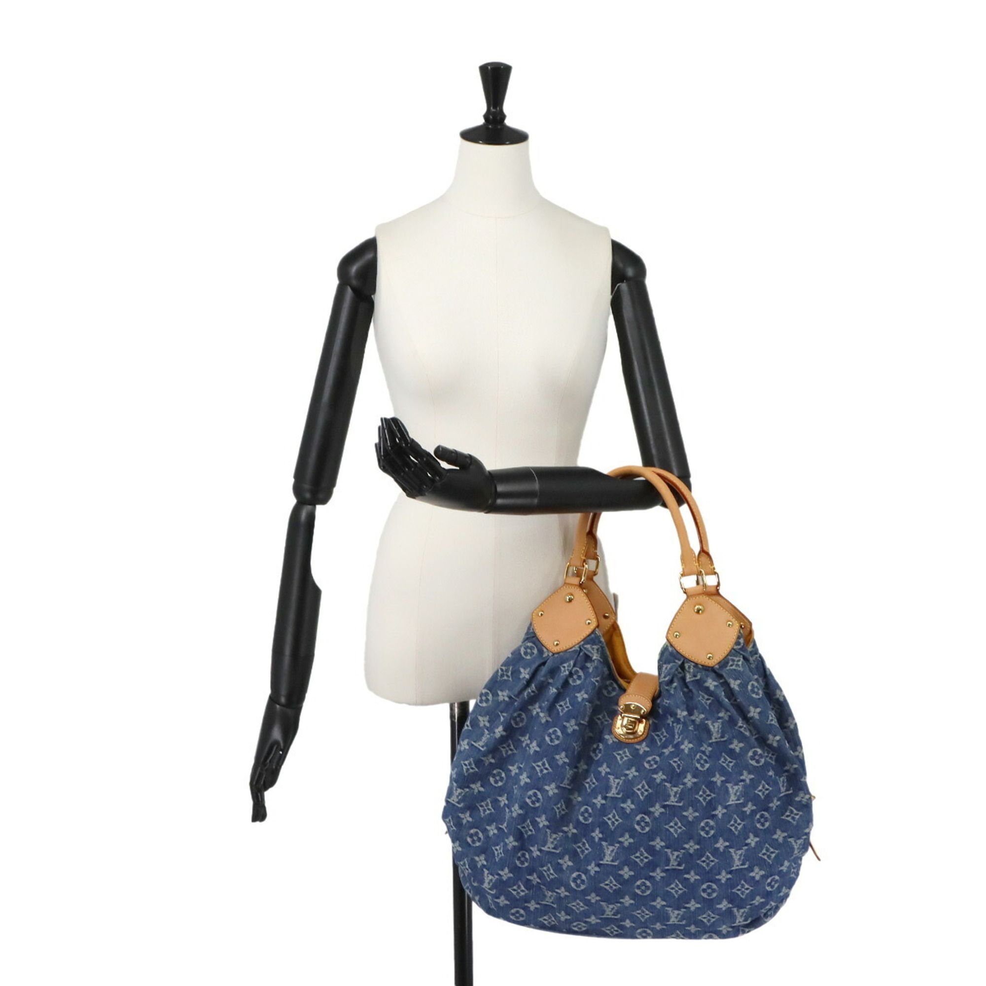 Canvas Denim Handbag (Pre-Owned) - Louis Vuitton - Modalova