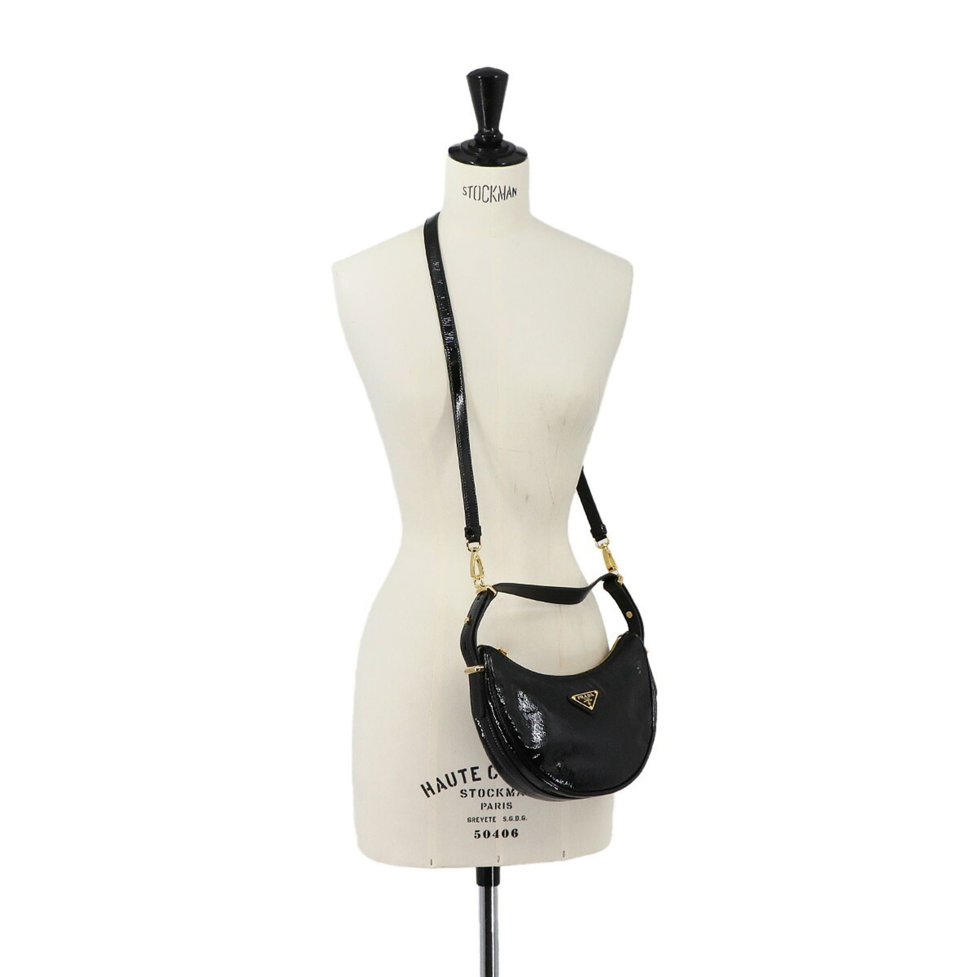 Patent Leather Handbag Shoulder Bag (Pre-Owned) - Prada - Modalova