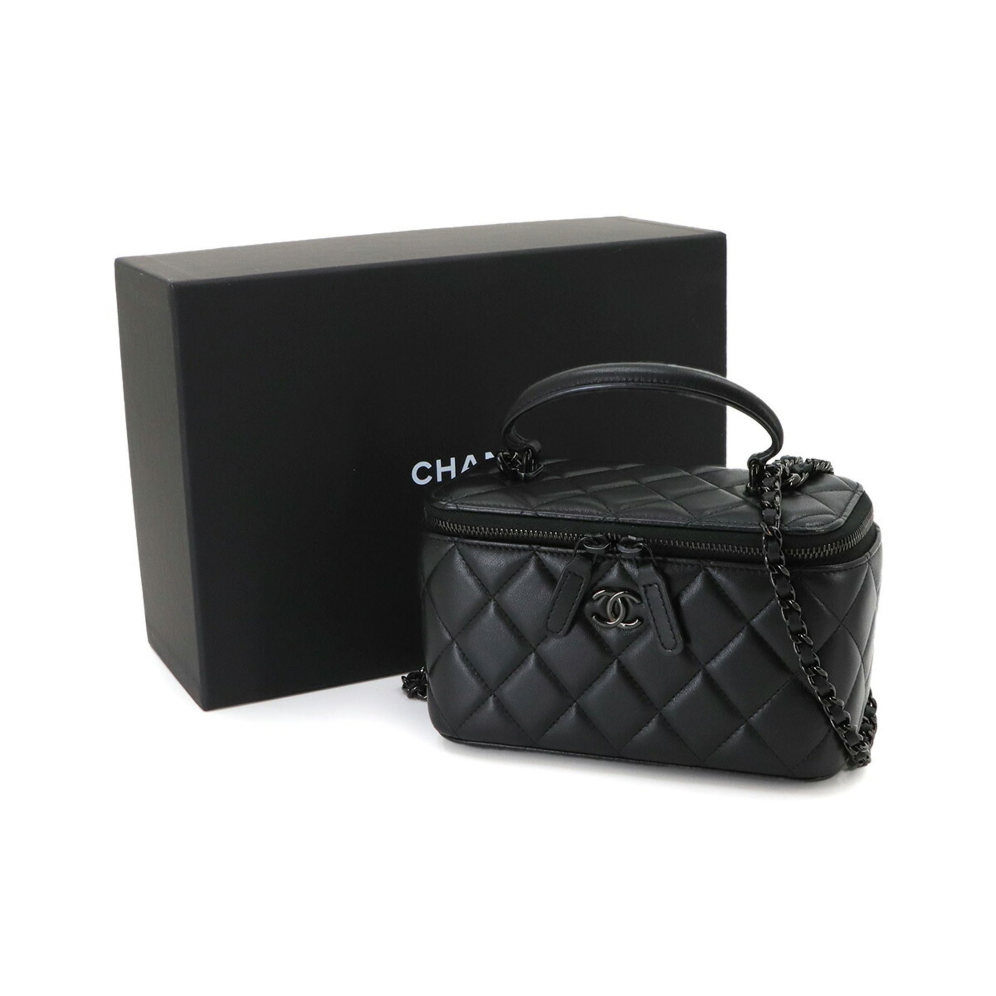 Leather Handbag Vanity Bag (Pre-Owned) - Chanel - Modalova