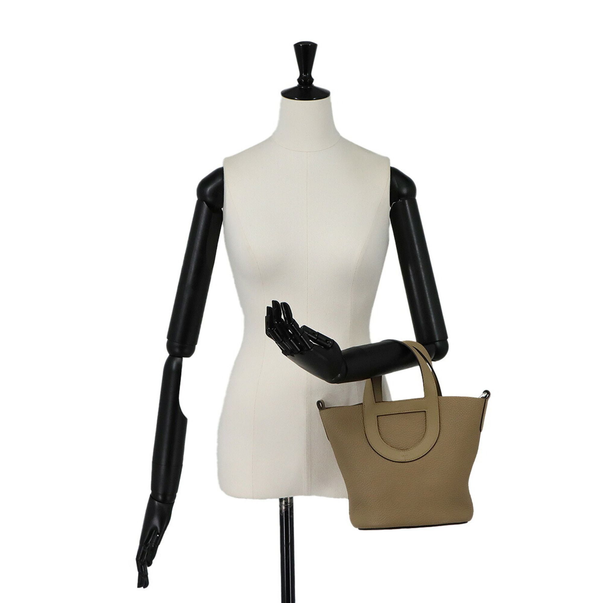 Taurillon Clemence Leather Swift Leather Handbag (Pre-Owned) - Hermes - Modalova