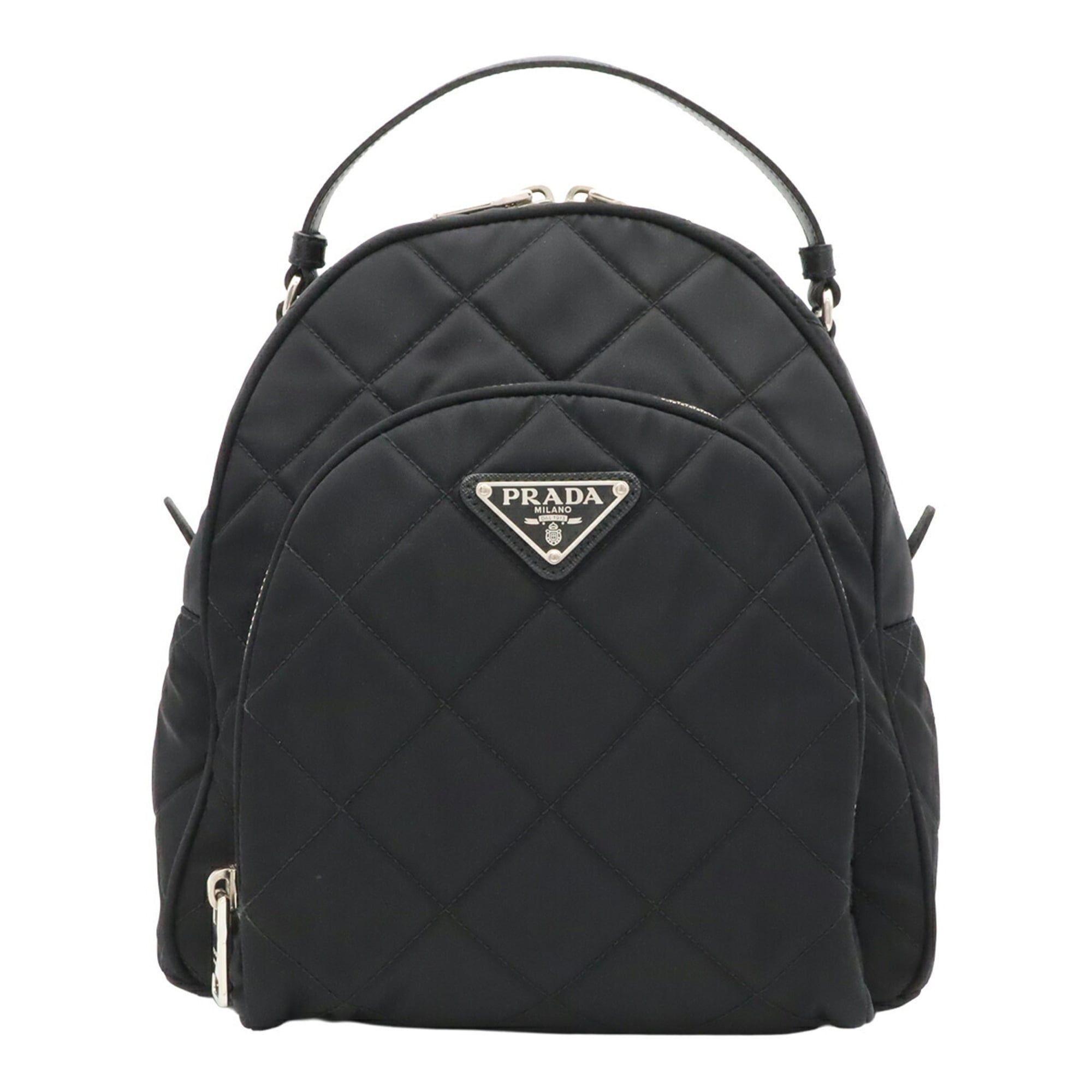 Nylon Leather Backpack (Pre-Owned) - Prada - Modalova