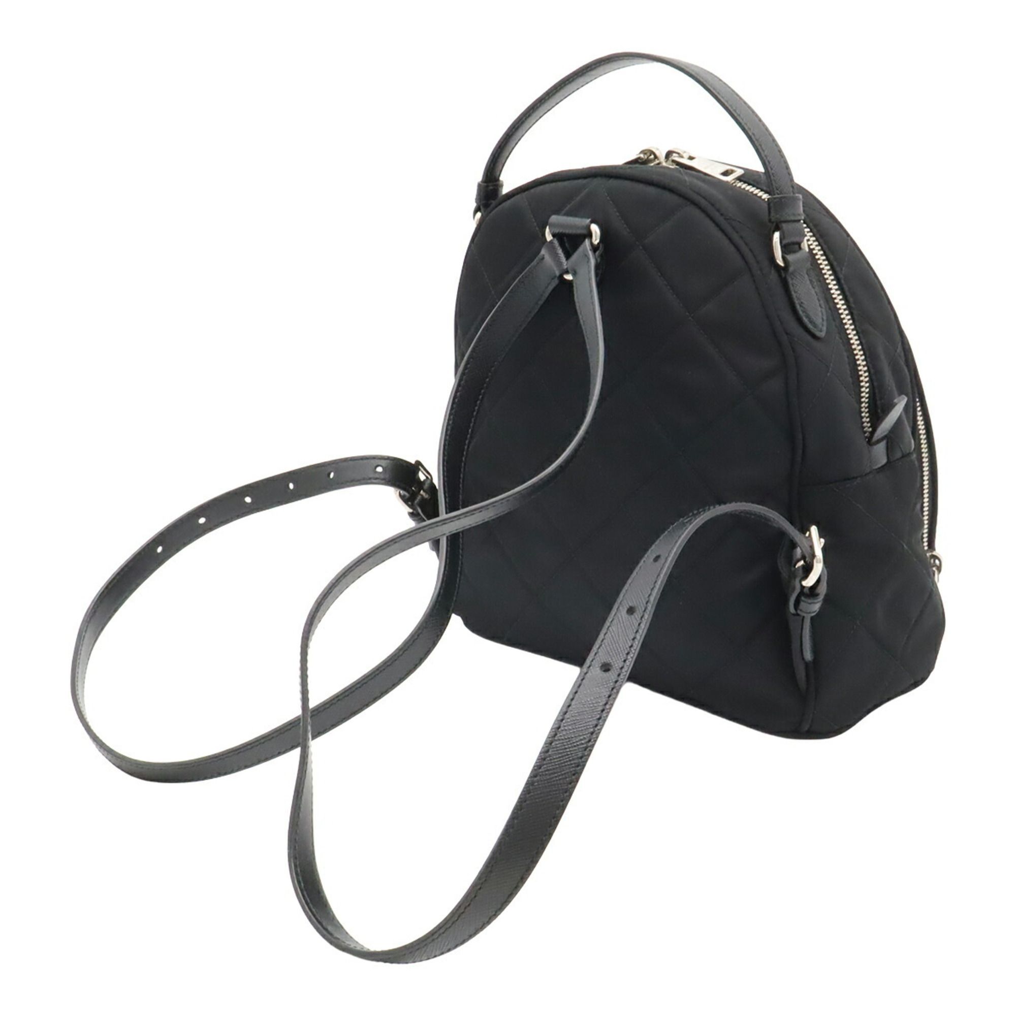 Nylon Leather Backpack (Pre-Owned) - Prada - Modalova