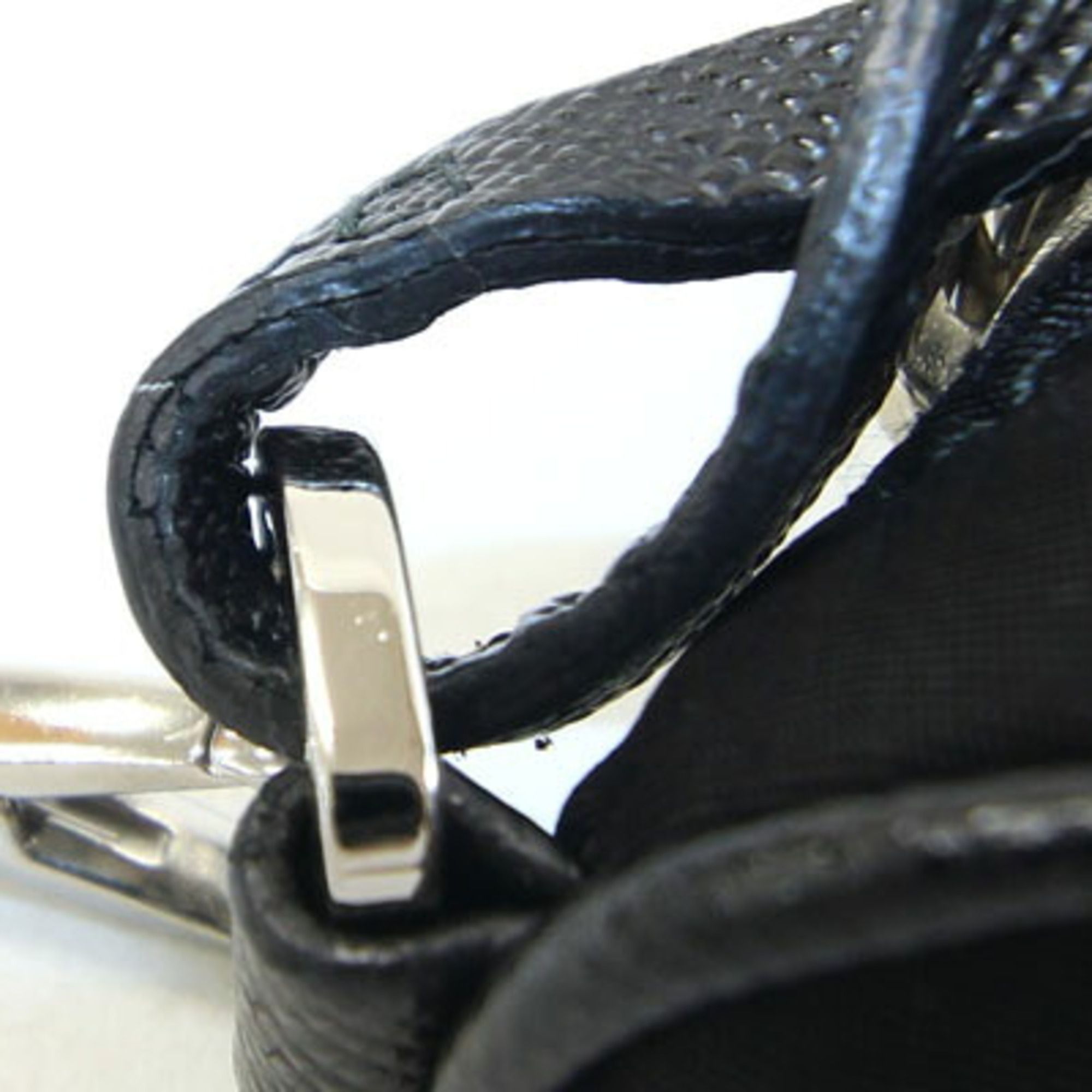 Nylon Leather Handbag Pochette Pouch Shoulder Bag (Pre-Owned) - Prada - Modalova