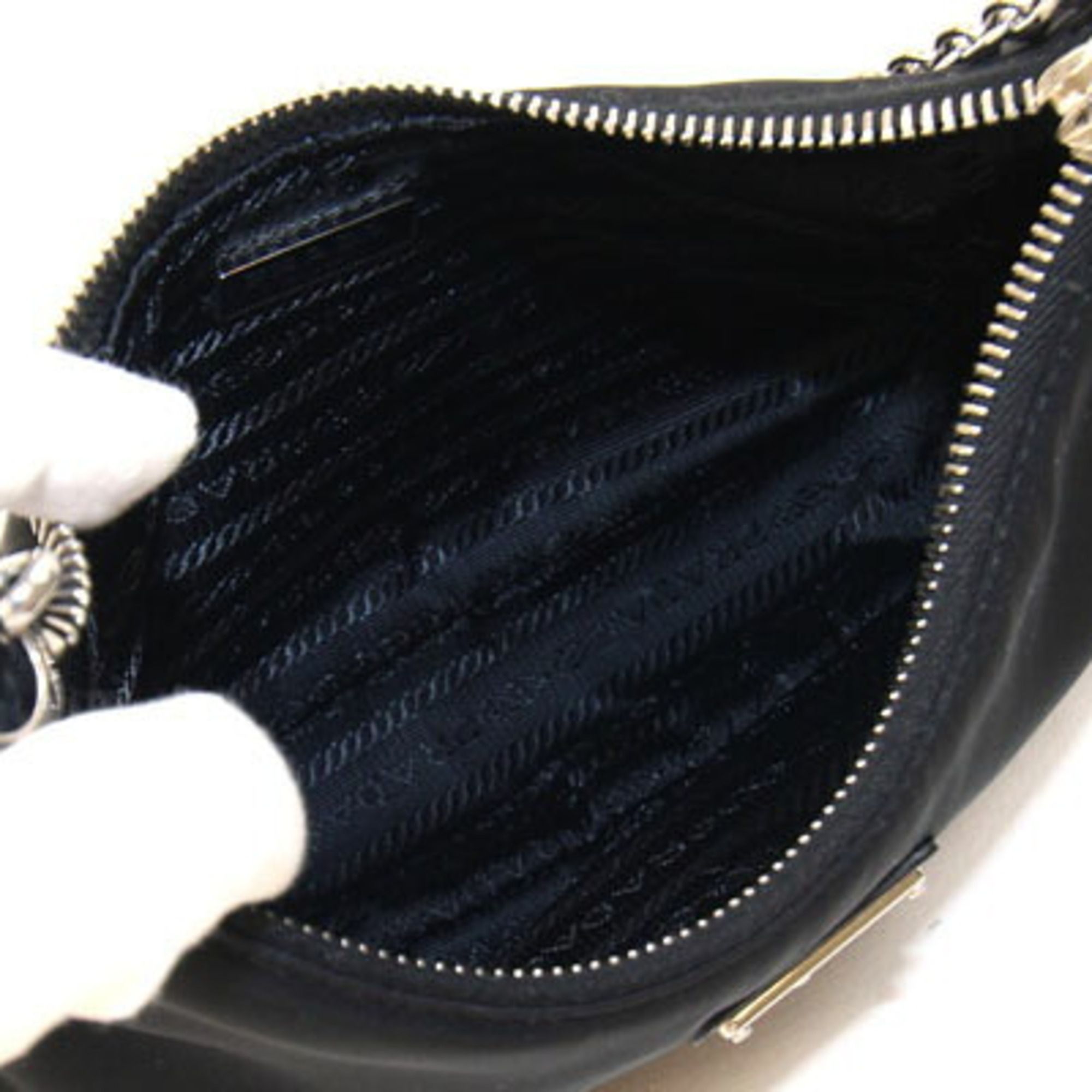 Nylon Leather Handbag Pochette Pouch Shoulder Bag (Pre-Owned) - Prada - Modalova