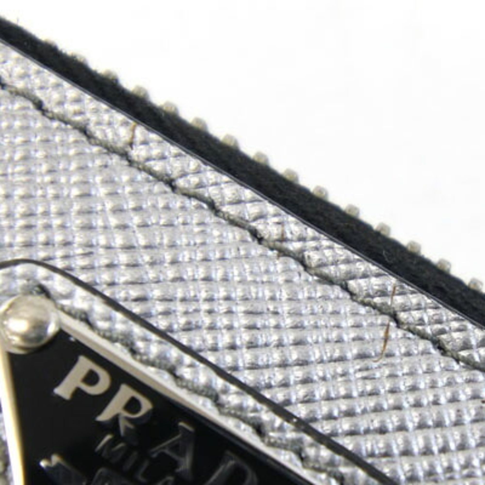 Leather Handbag Pouch Shoulder Bag (Pre-Owned) - Prada - Modalova