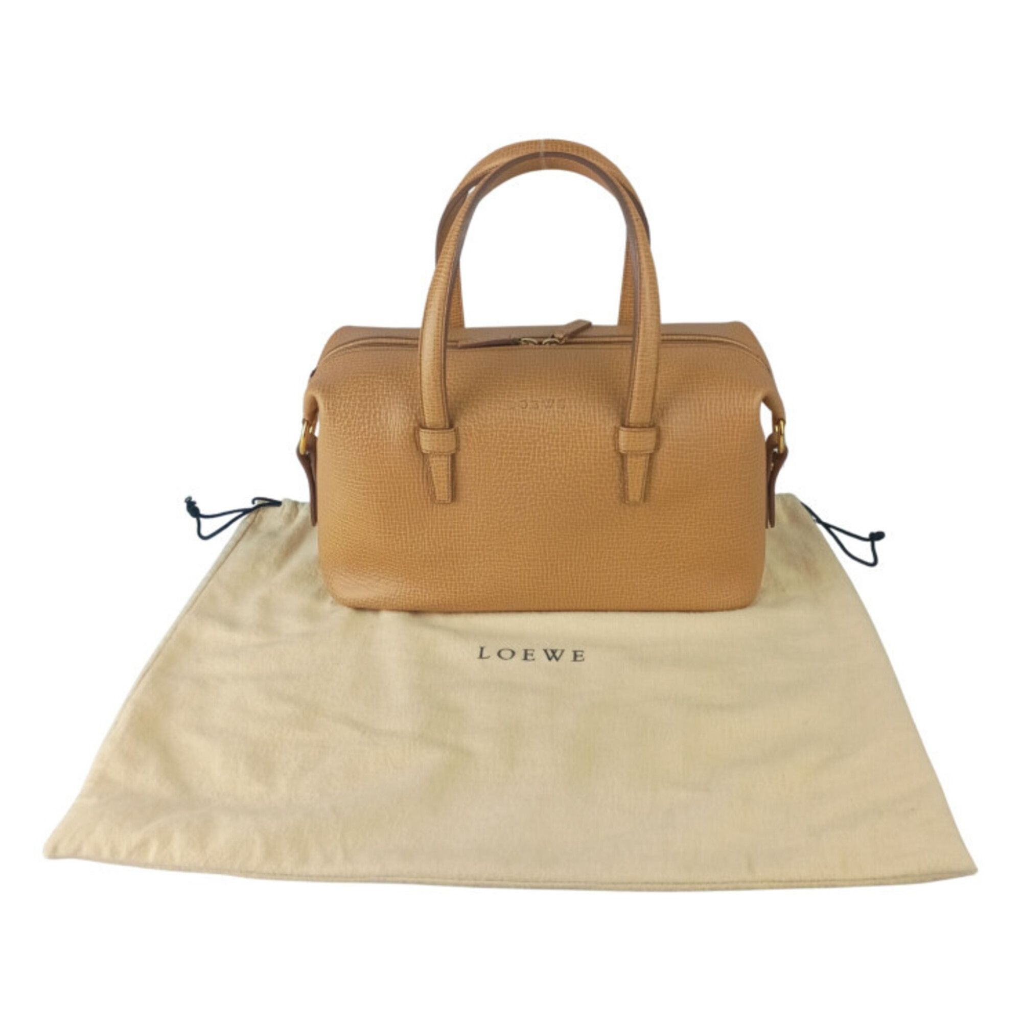 Leather Boston Bag Handbag (Pre-Owned) - Loewe - Modalova