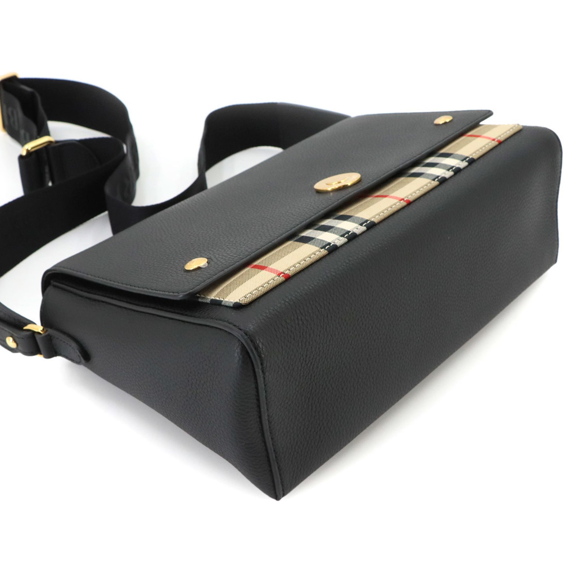 Canvas Leather Handbag Shoulder Bag (Pre-Owned) - Burberry - Modalova