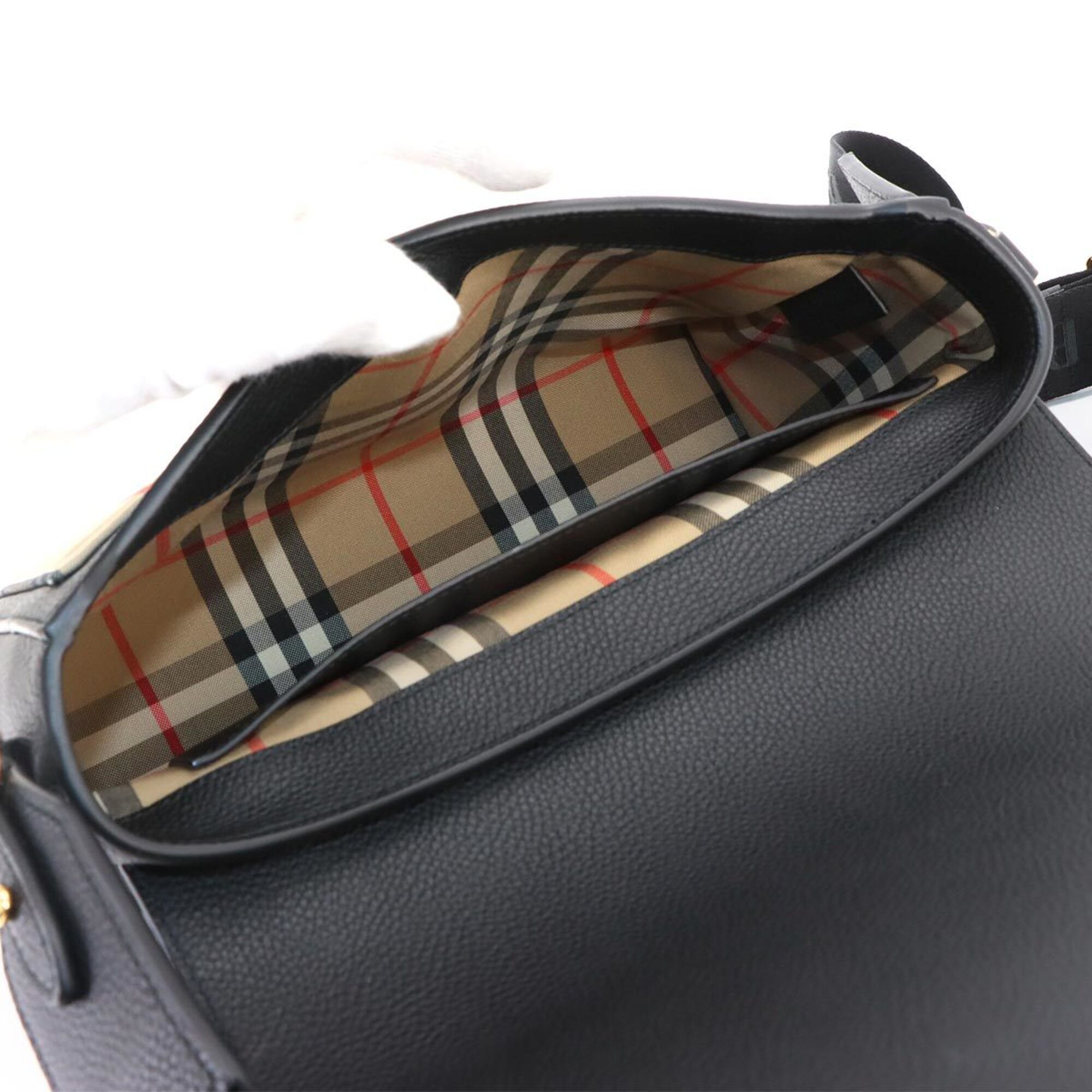 Canvas Leather Handbag Shoulder Bag (Pre-Owned) - Burberry - Modalova