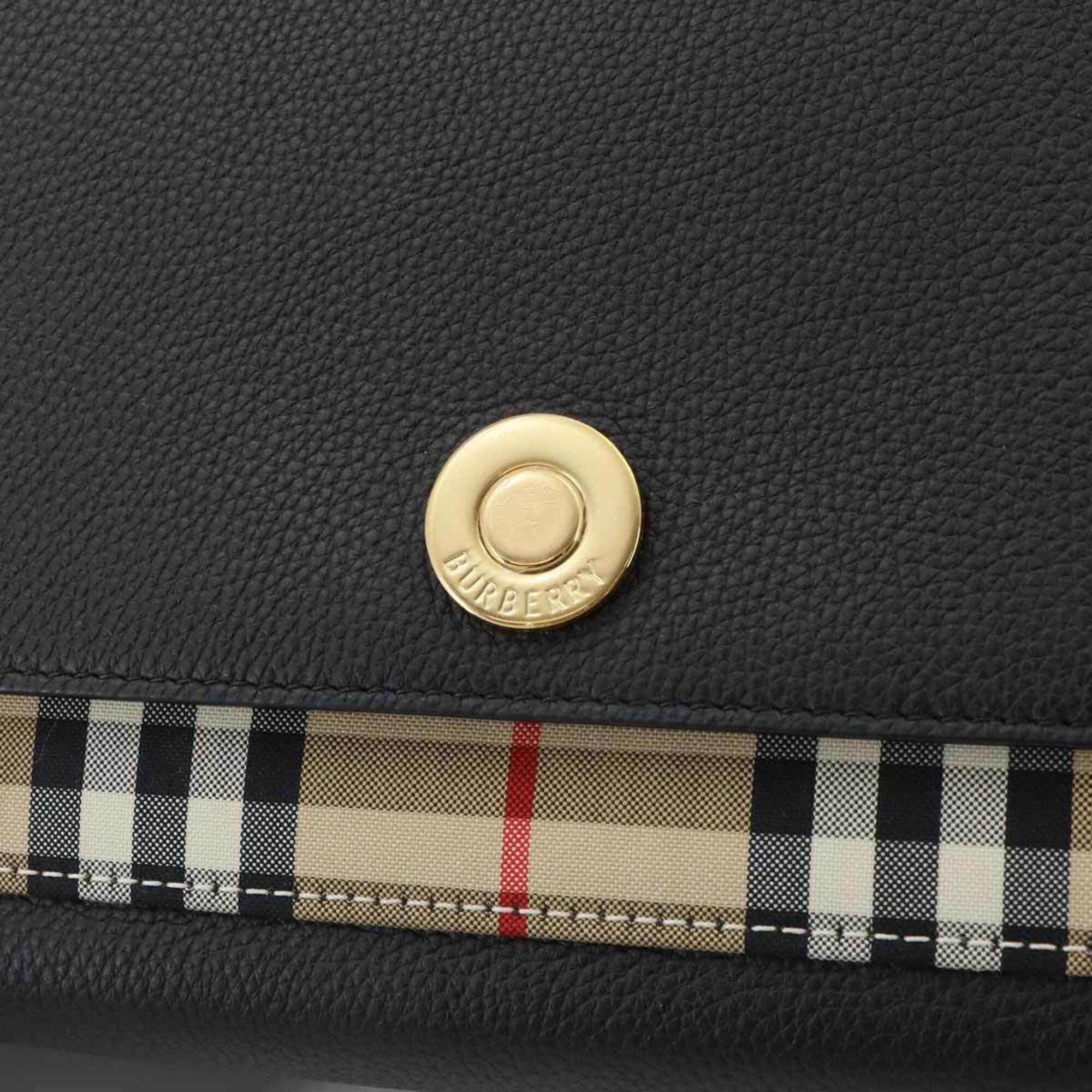 Canvas Leather Handbag Shoulder Bag (Pre-Owned) - Burberry - Modalova