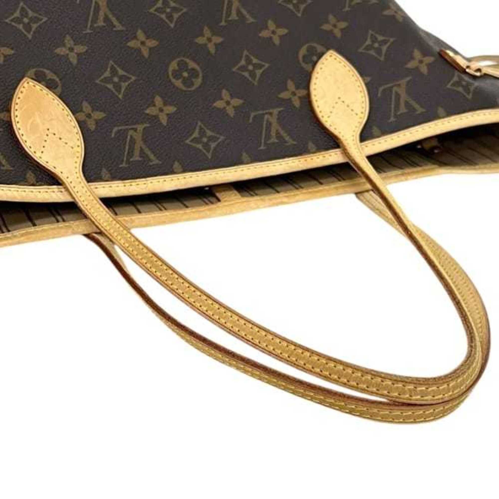Monogram Canvas Leather Tote Bag (Pre-Owned) - Louis Vuitton - Modalova
