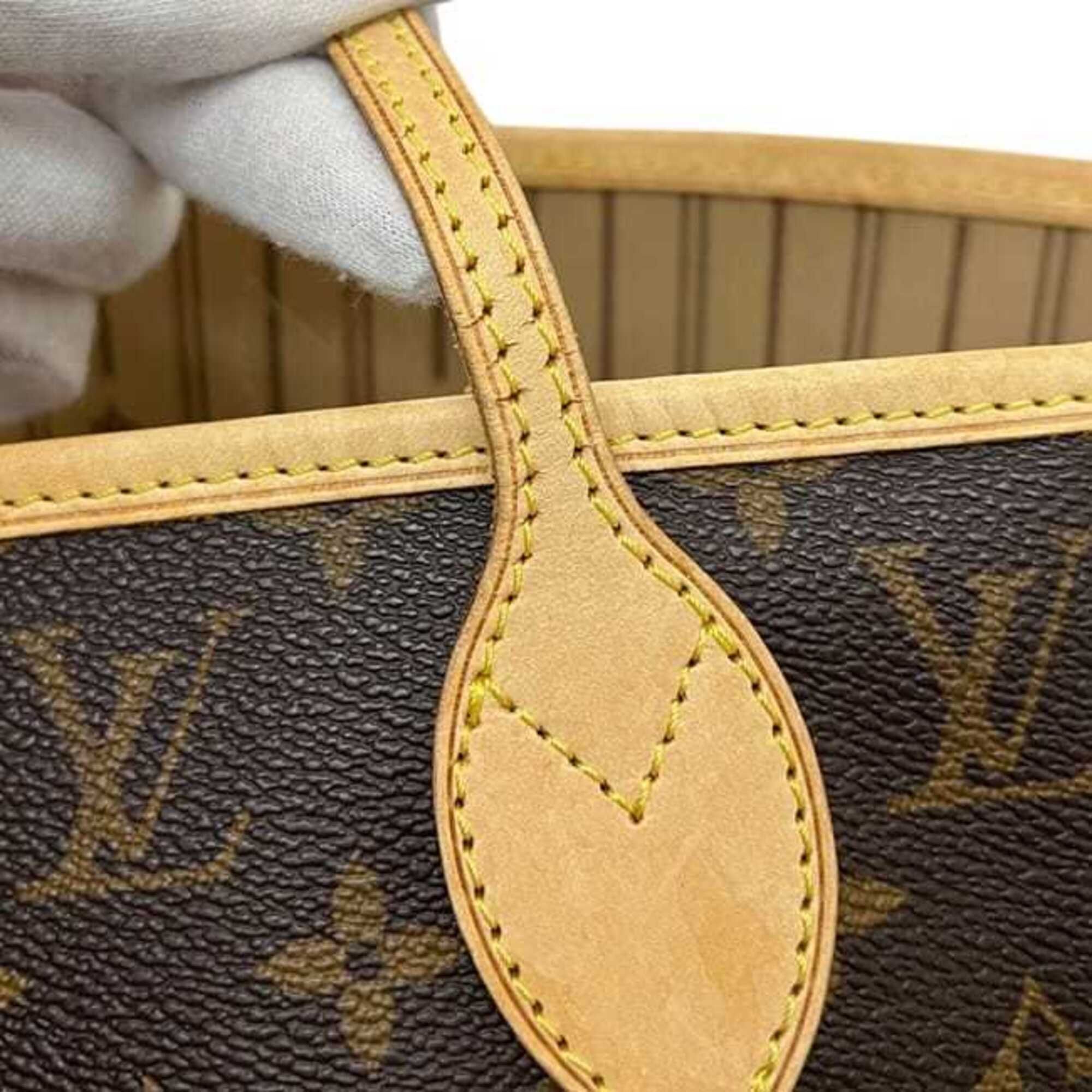 Monogram Canvas Leather Tote Bag (Pre-Owned) - Louis Vuitton - Modalova