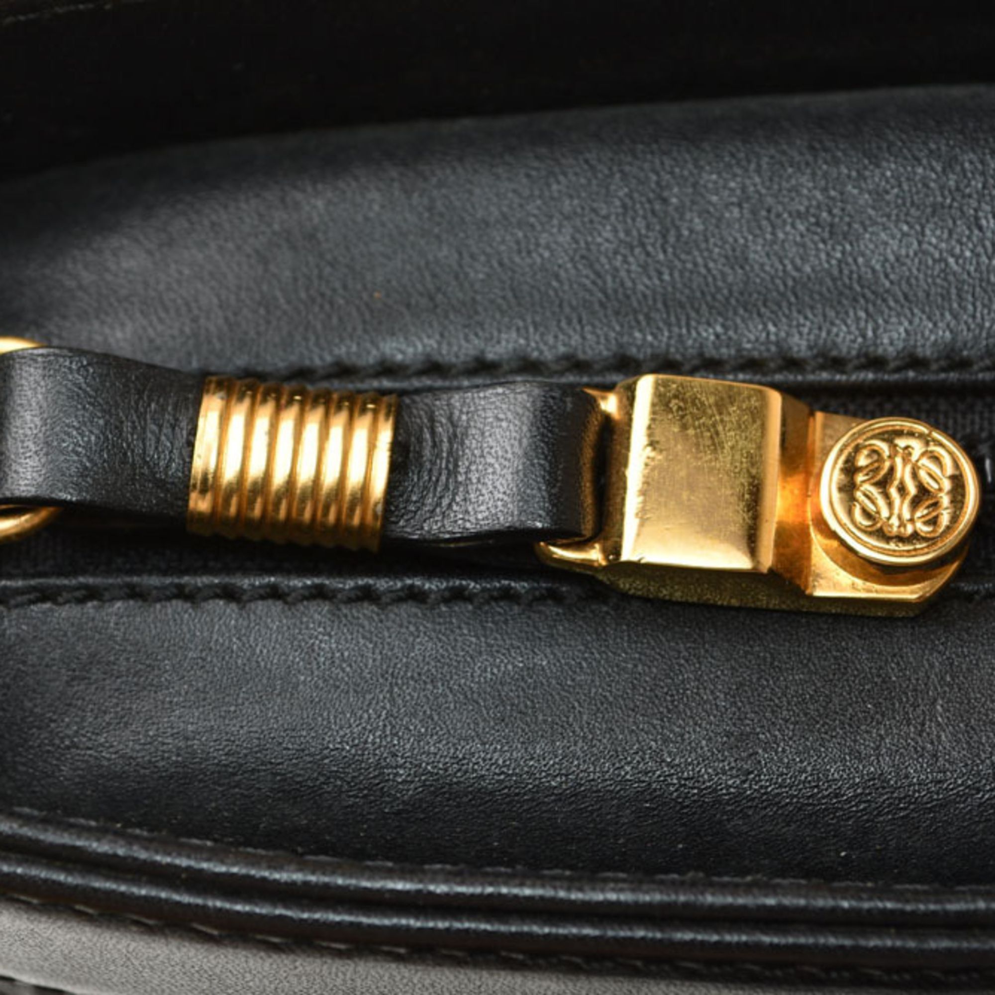 Canvas Leather Shoulder Bag (Pre-Owned) - Loewe - Modalova