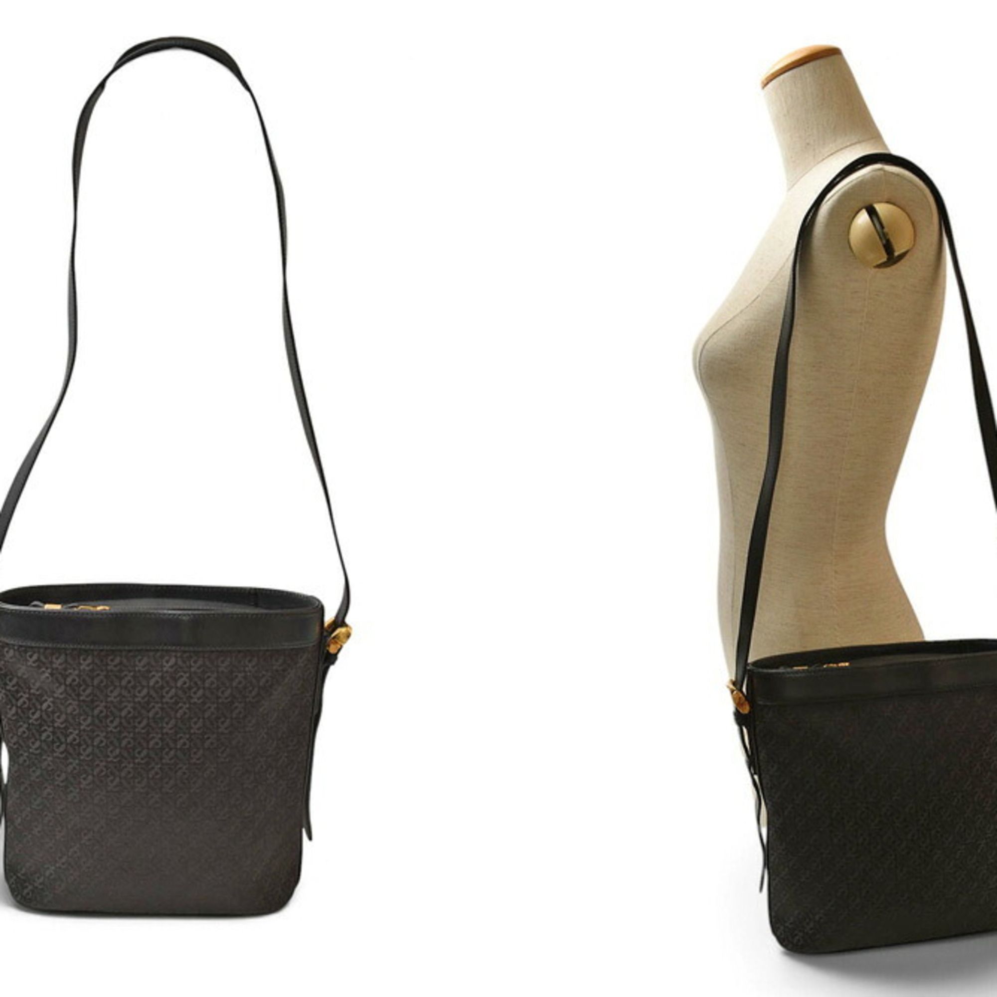 Canvas Leather Shoulder Bag (Pre-Owned) - Loewe - Modalova