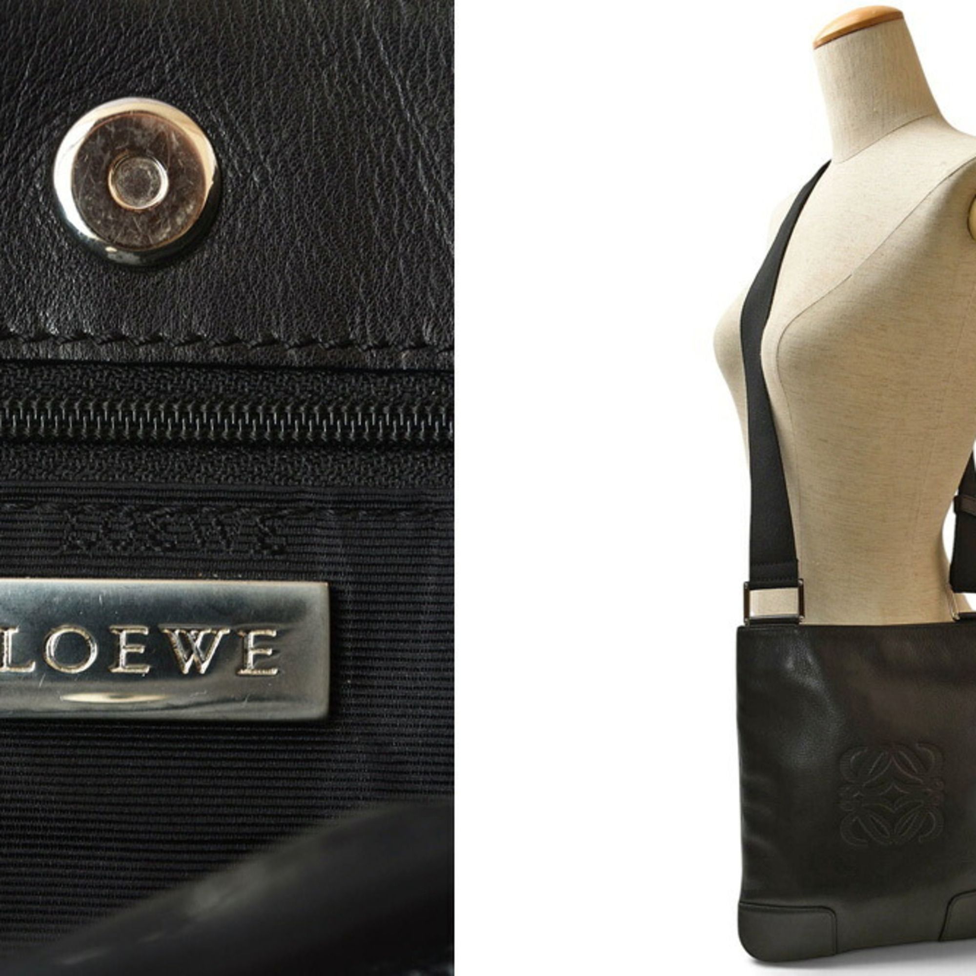 Leather Shoulder Bag (Pre-Owned) - Loewe - Modalova