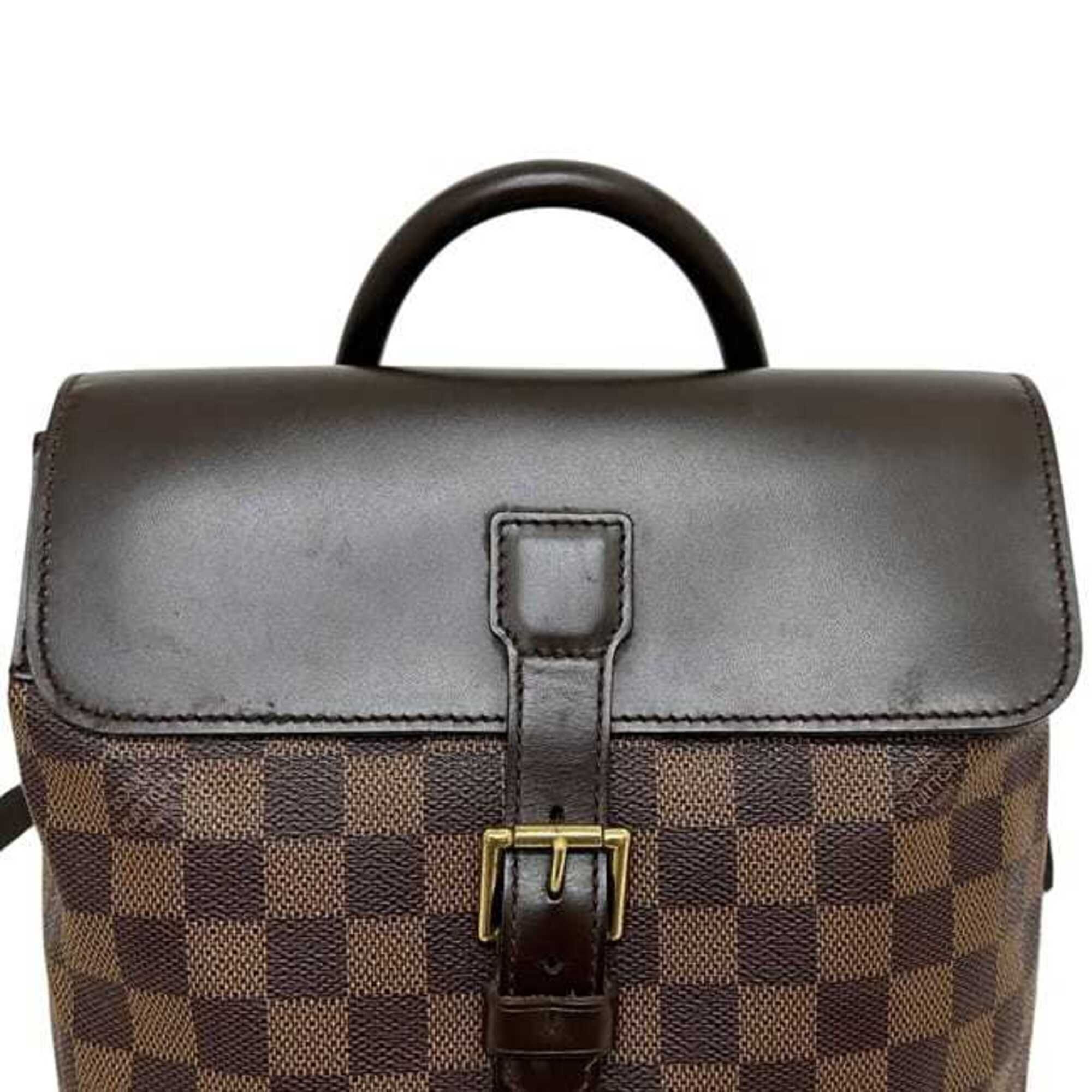 Damier Canvas Leather Backpack (Pre-Owned) - Louis Vuitton - Modalova