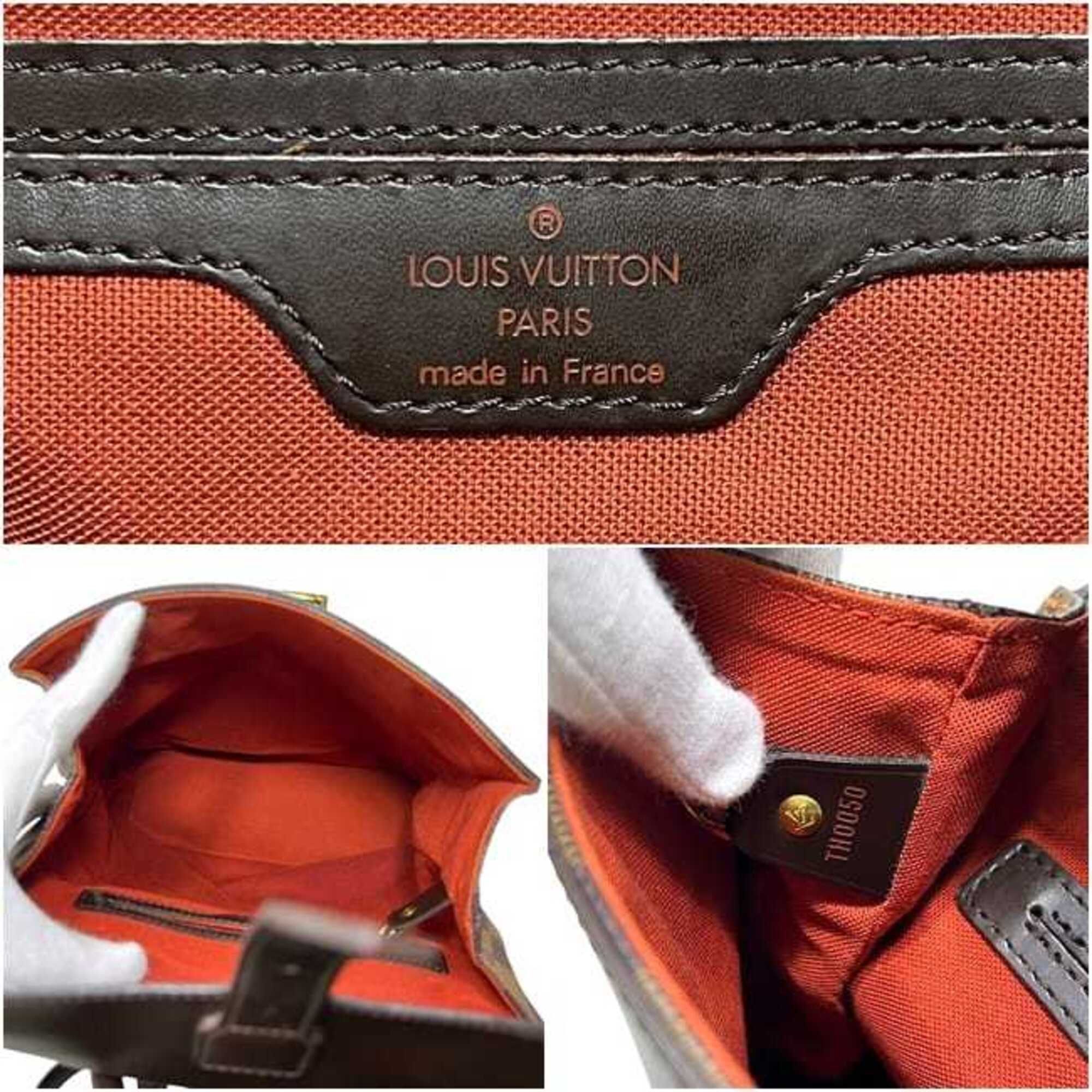 Damier Canvas Leather Backpack (Pre-Owned) - Louis Vuitton - Modalova