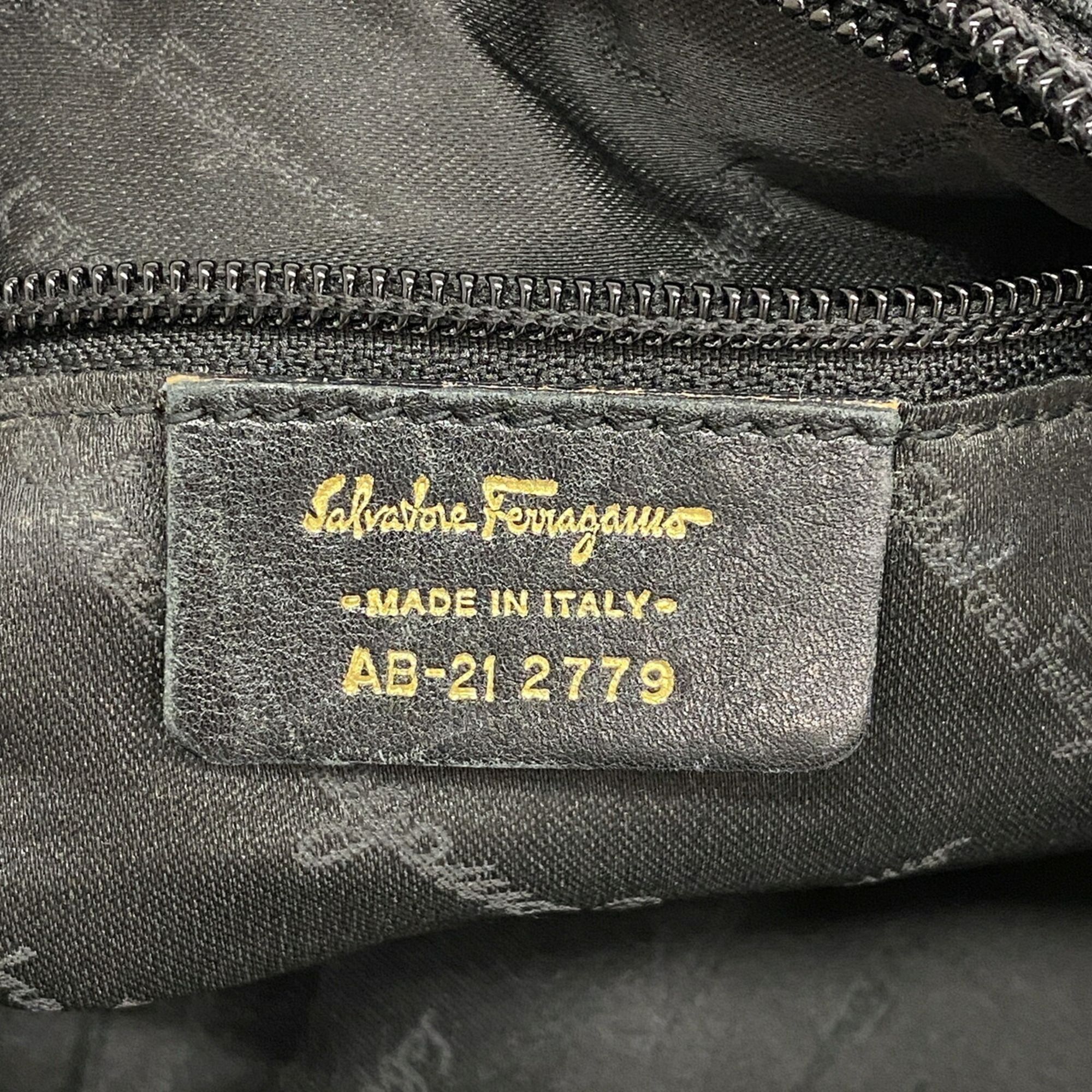 Canvas Shoulder Bag (Pre-Owned) - Salvatore Ferragamo - Modalova