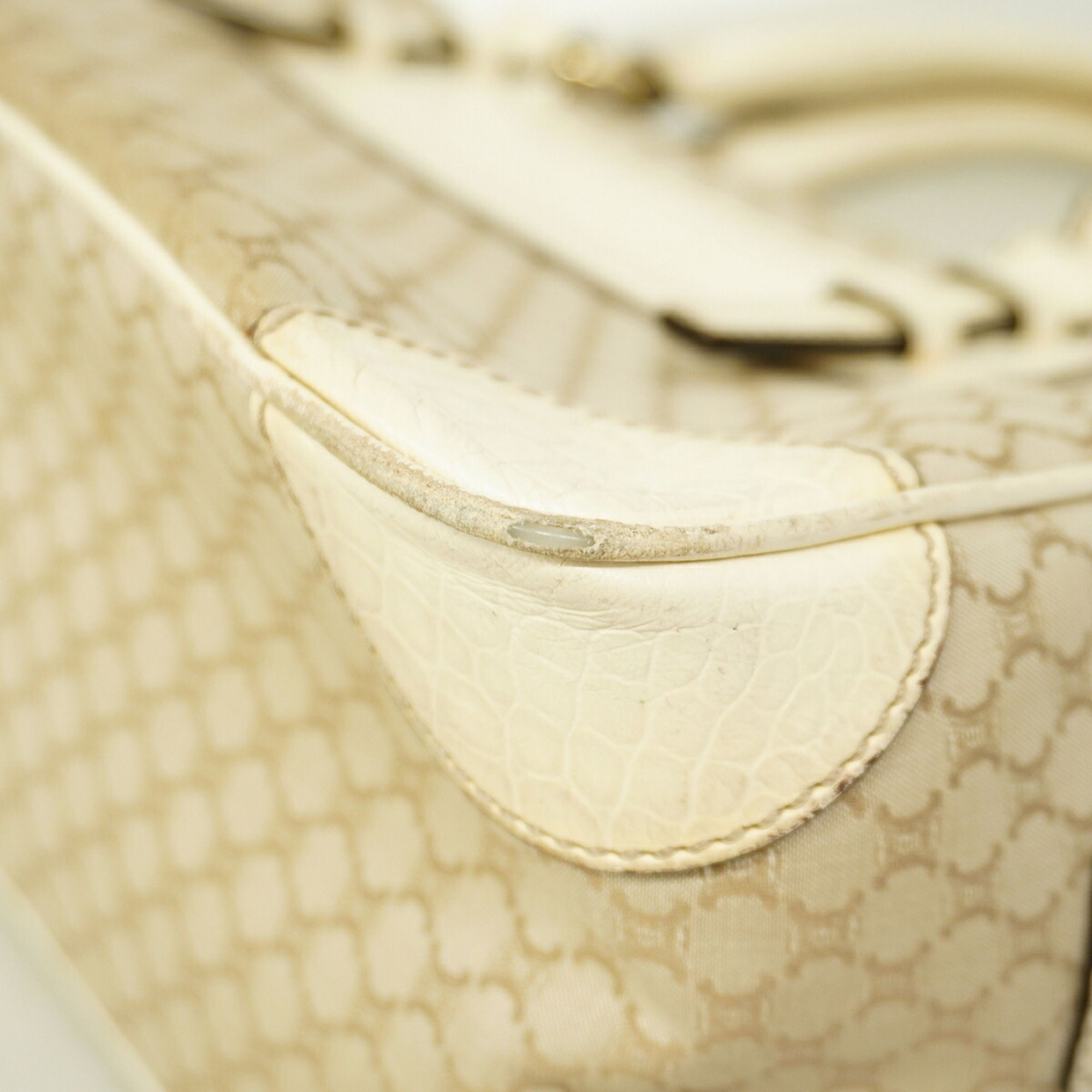 Canvas Leather Handbag (Pre-Owned) - Celine - Modalova