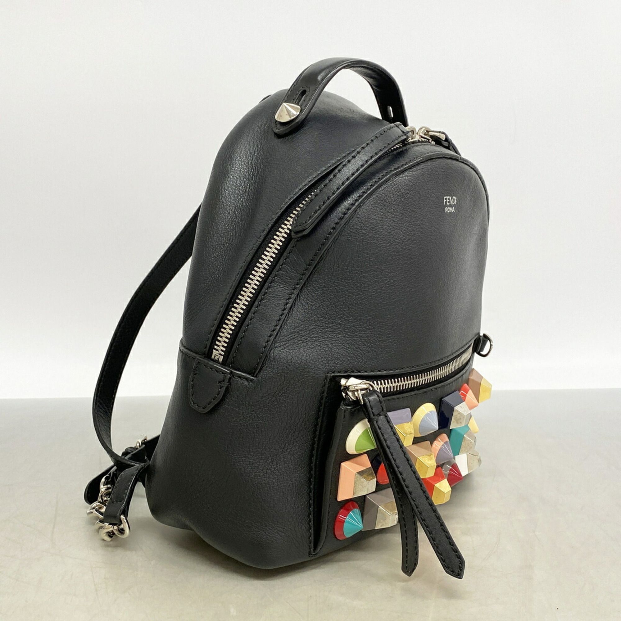 Leather Backpack (Pre-Owned) - Fendi - Modalova
