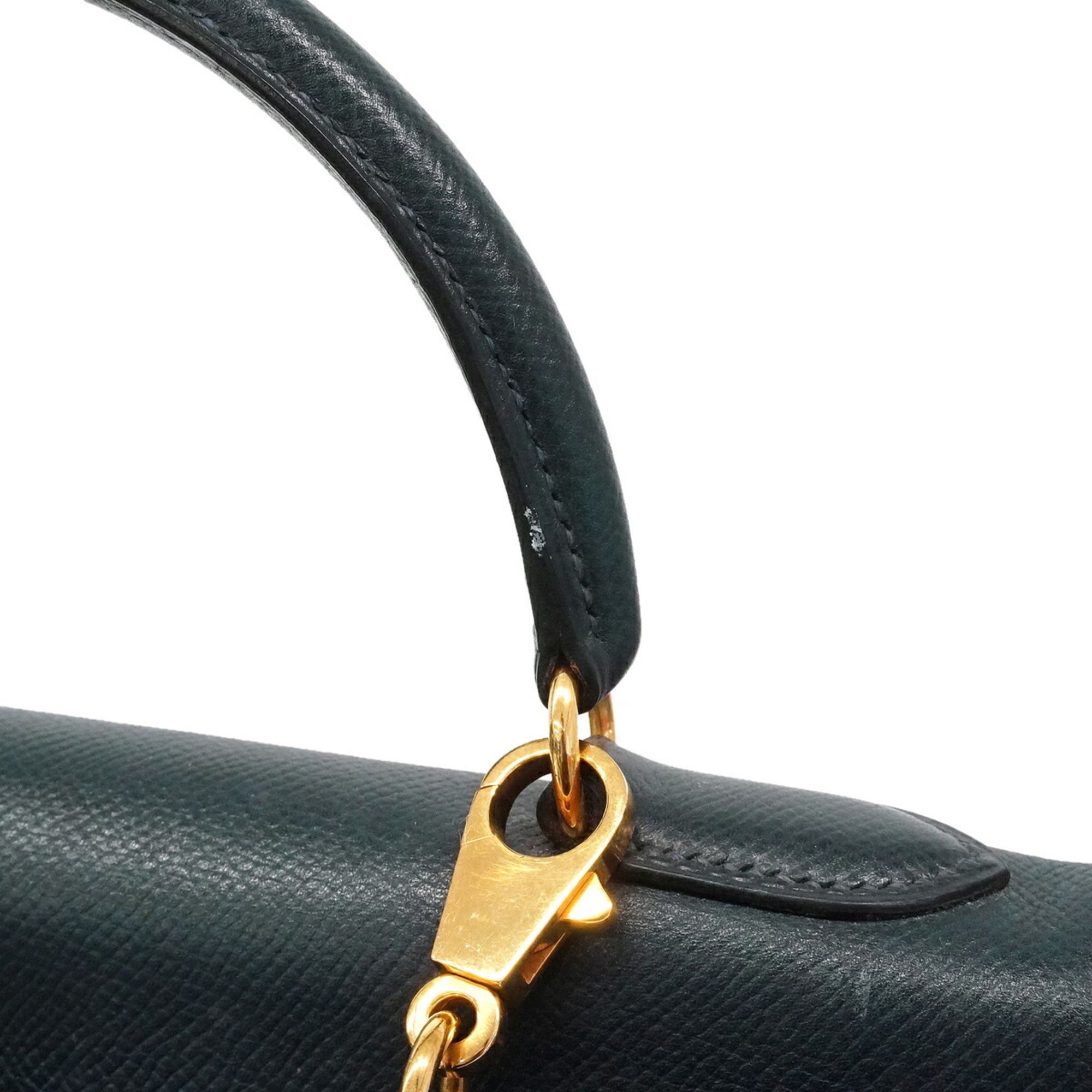 Courchevel Leather Handbag (Pre-Owned) - Hermes - Modalova