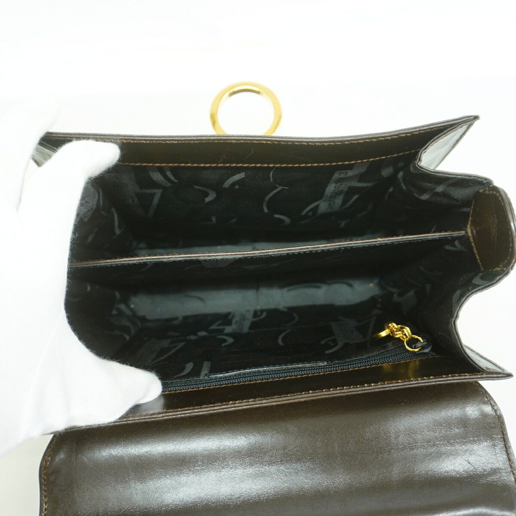 Leather Handbag (Pre-Owned) - Salvatore Ferragamo - Modalova