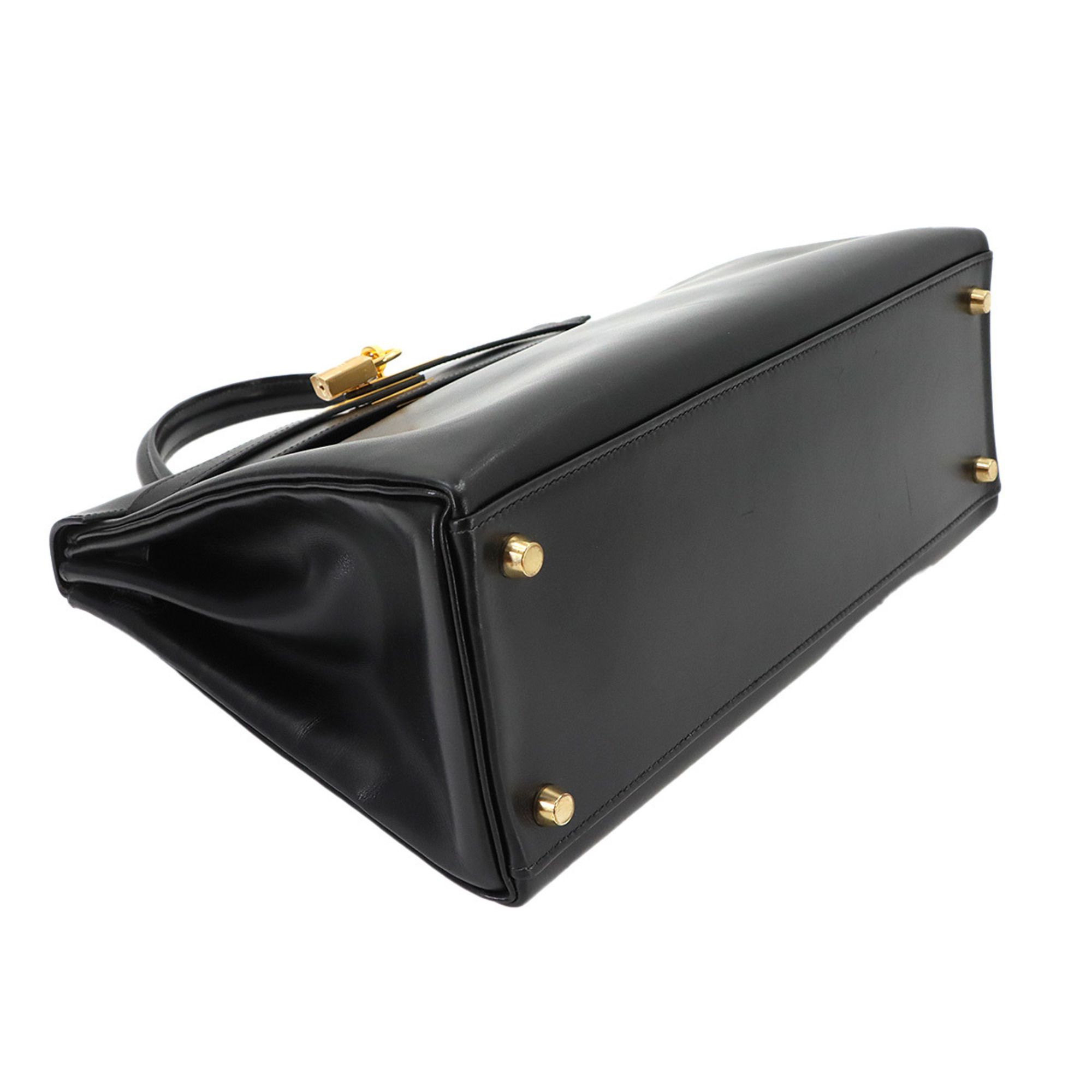 Box Calf Leather Handbag (Pre-Owned) - Hermes - Modalova