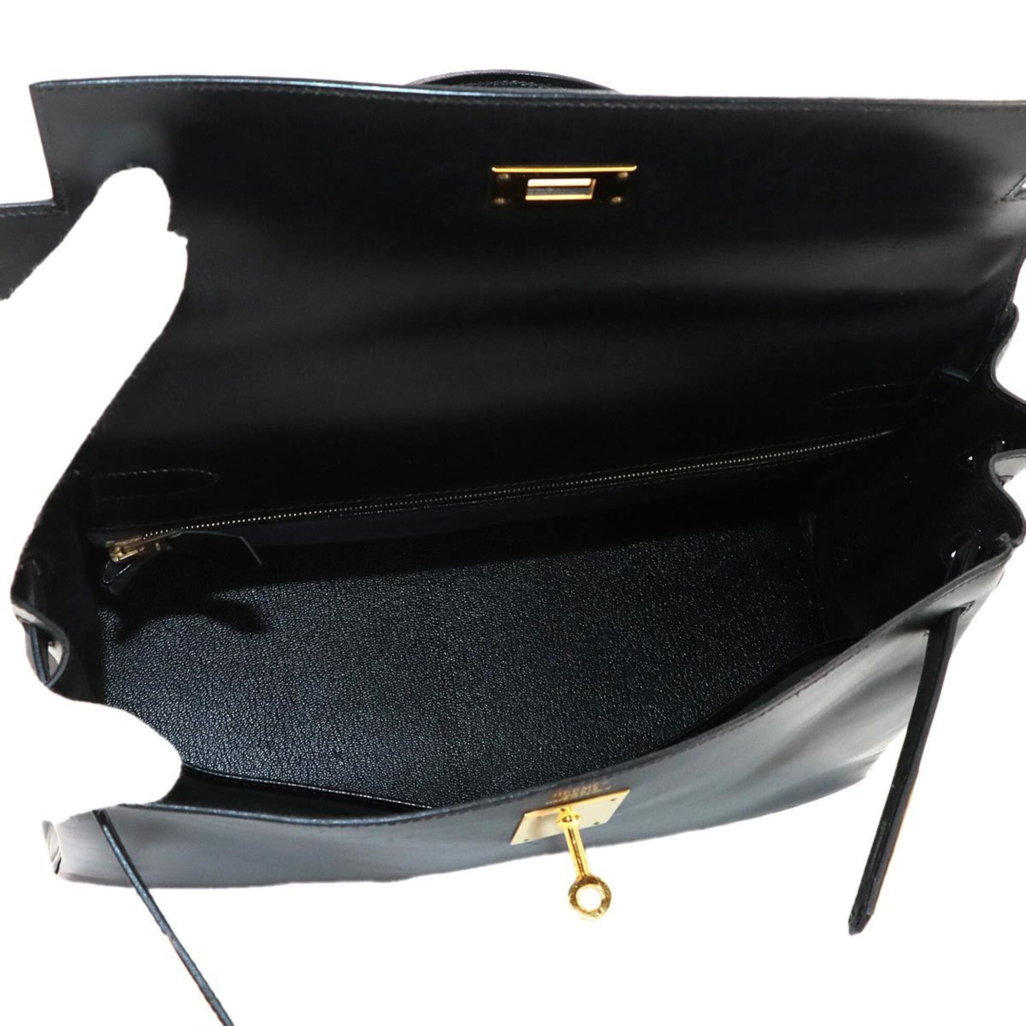 Box Calf Leather Handbag (Pre-Owned) - Hermes - Modalova