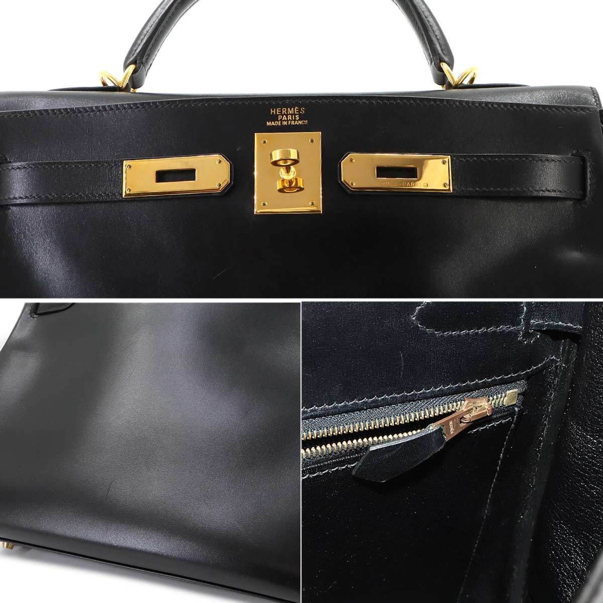Box Calf Leather Handbag (Pre-Owned) - Hermes - Modalova