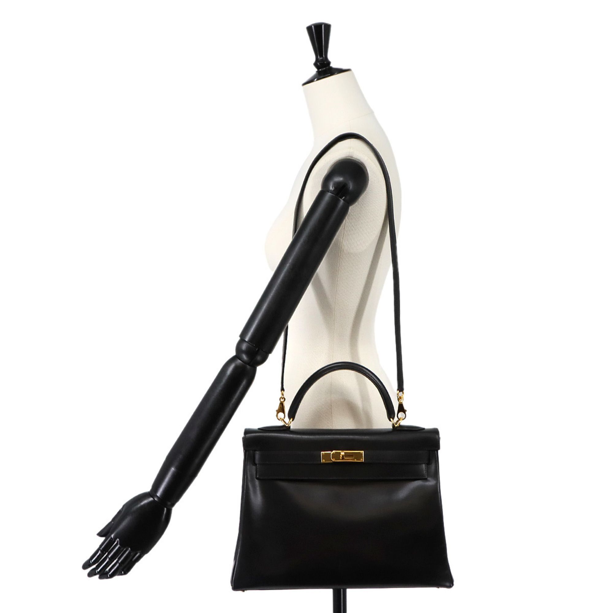 Box Calf Leather Handbag (Pre-Owned) - Hermes - Modalova