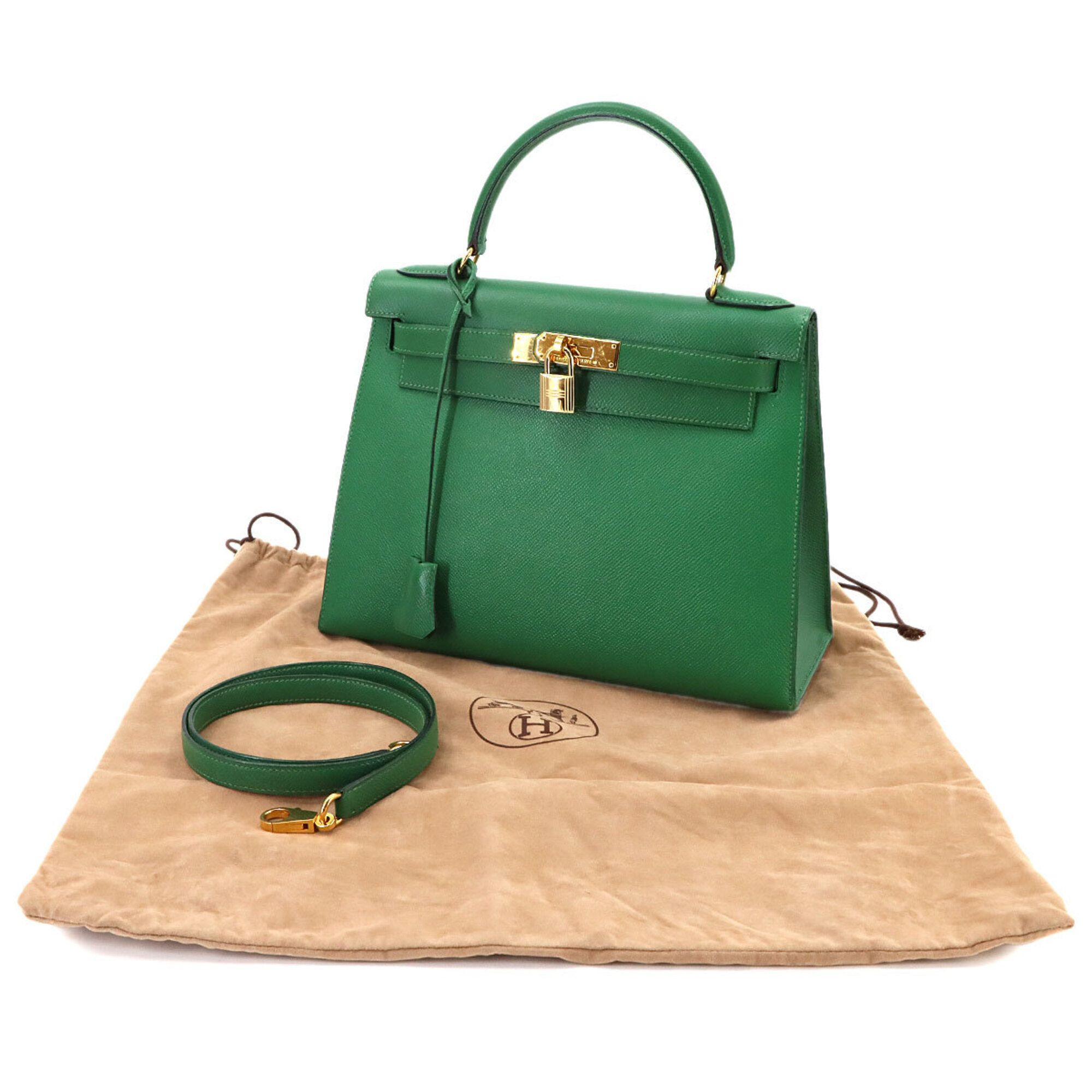 Courchevel Leather Handbag (Pre-Owned) - Hermes - Modalova