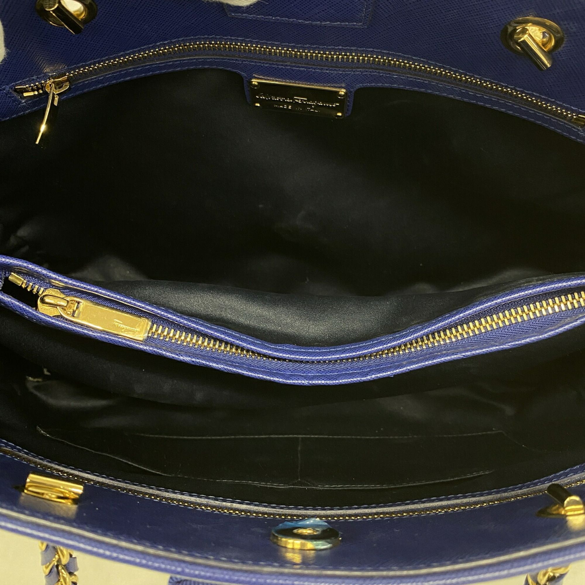 Leather Tote Bag (Pre-Owned) - Salvatore Ferragamo - Modalova