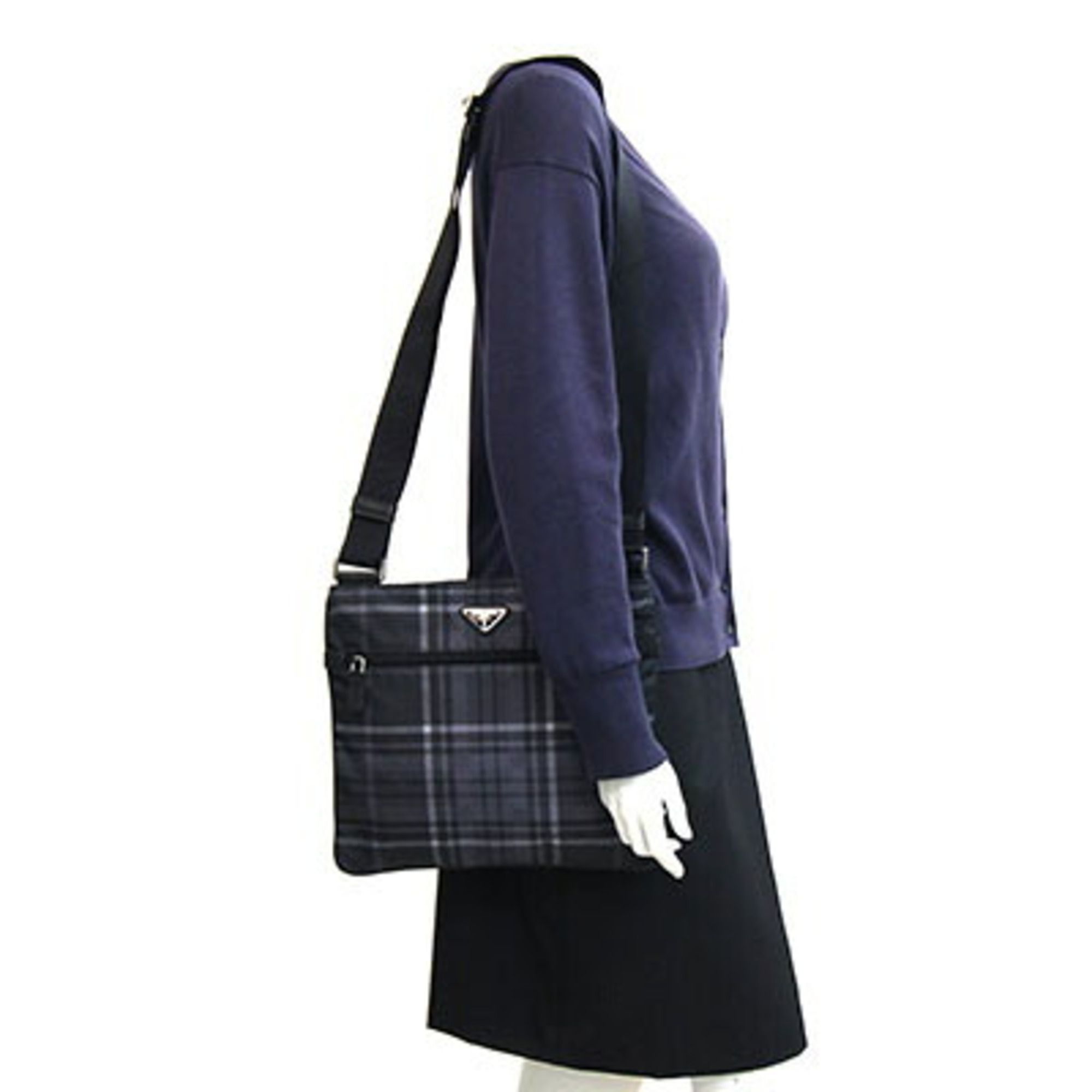 Nylon Leather Shoulder Bag (Pre-Owned) - Prada - Modalova