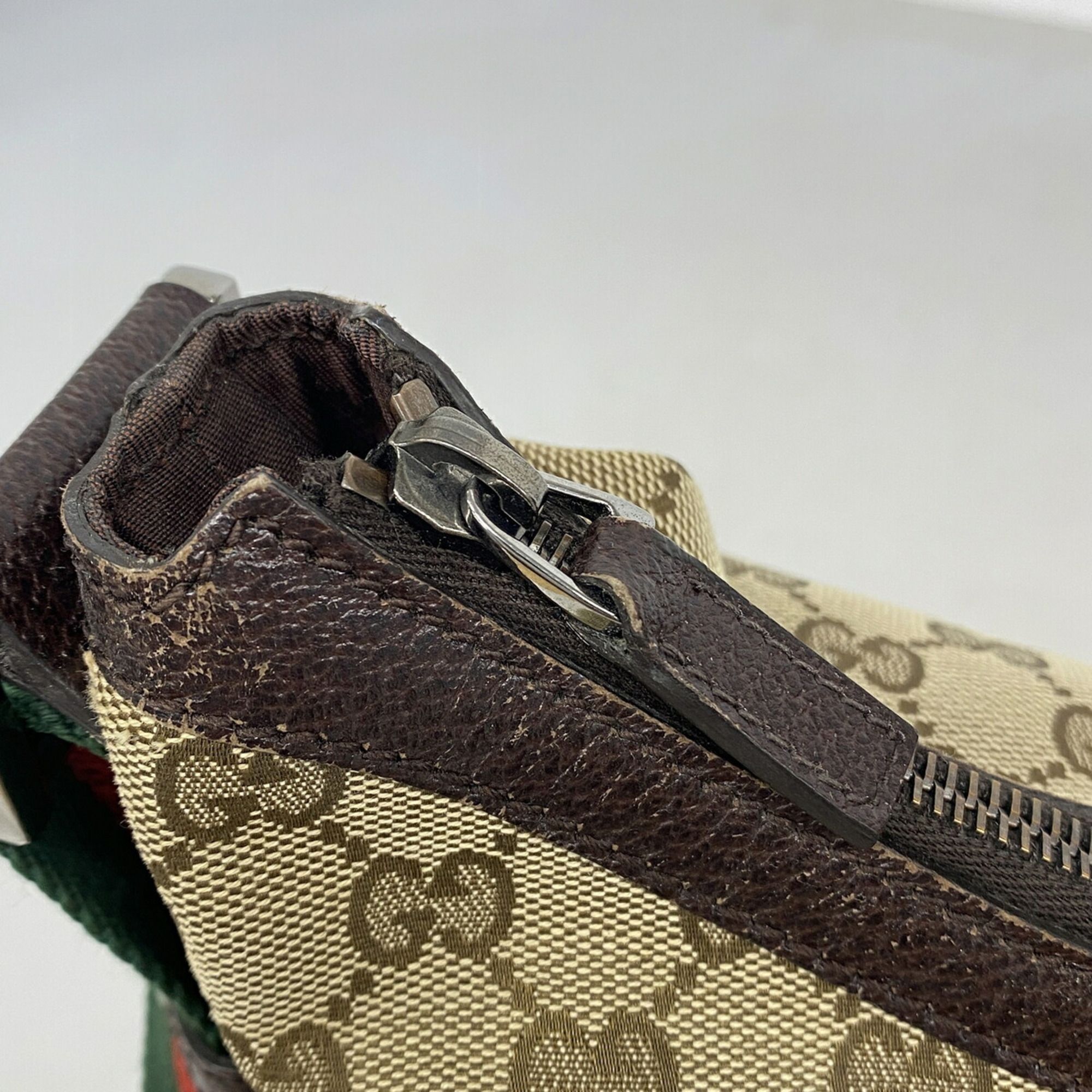 Canvas Shoulder Bag (Pre-Owned) - Gucci - Modalova