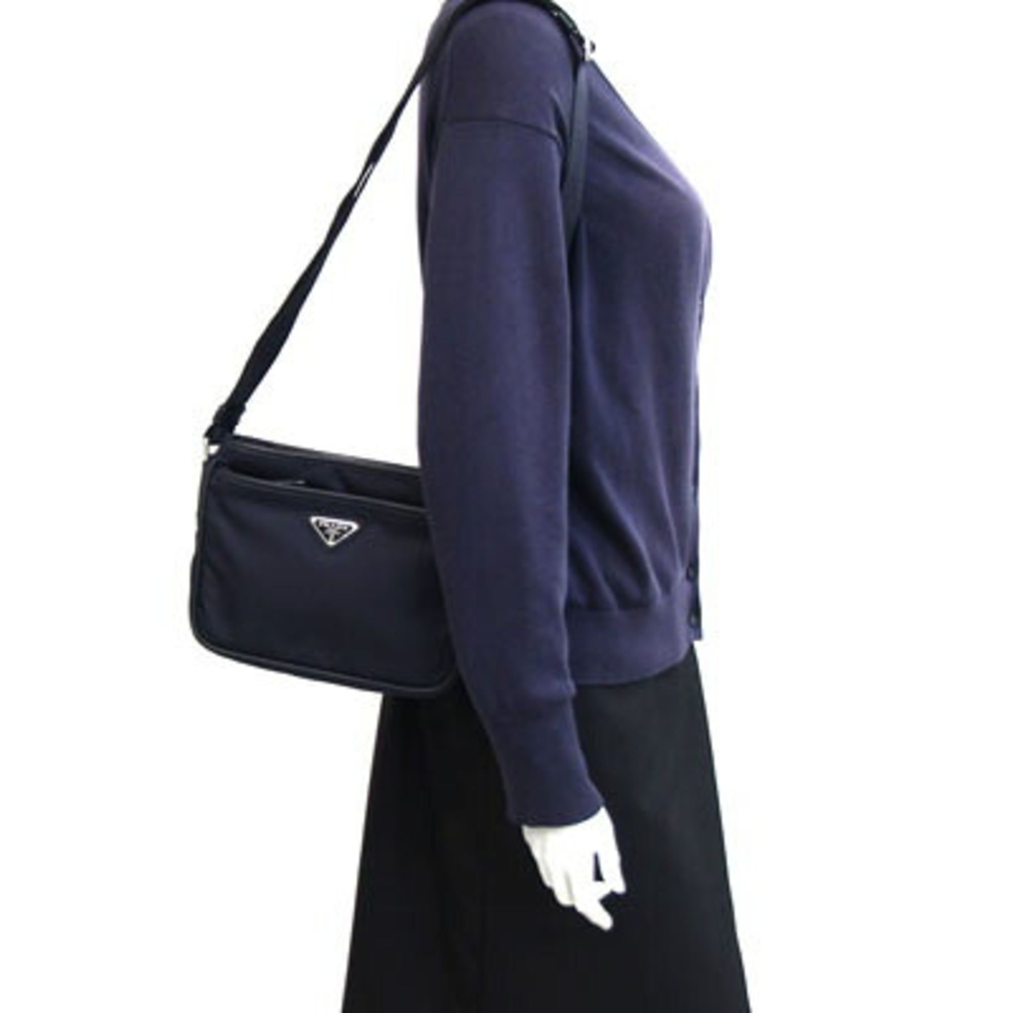 Nylon Leather Shoulder Bag (Pre-Owned) - Prada - Modalova