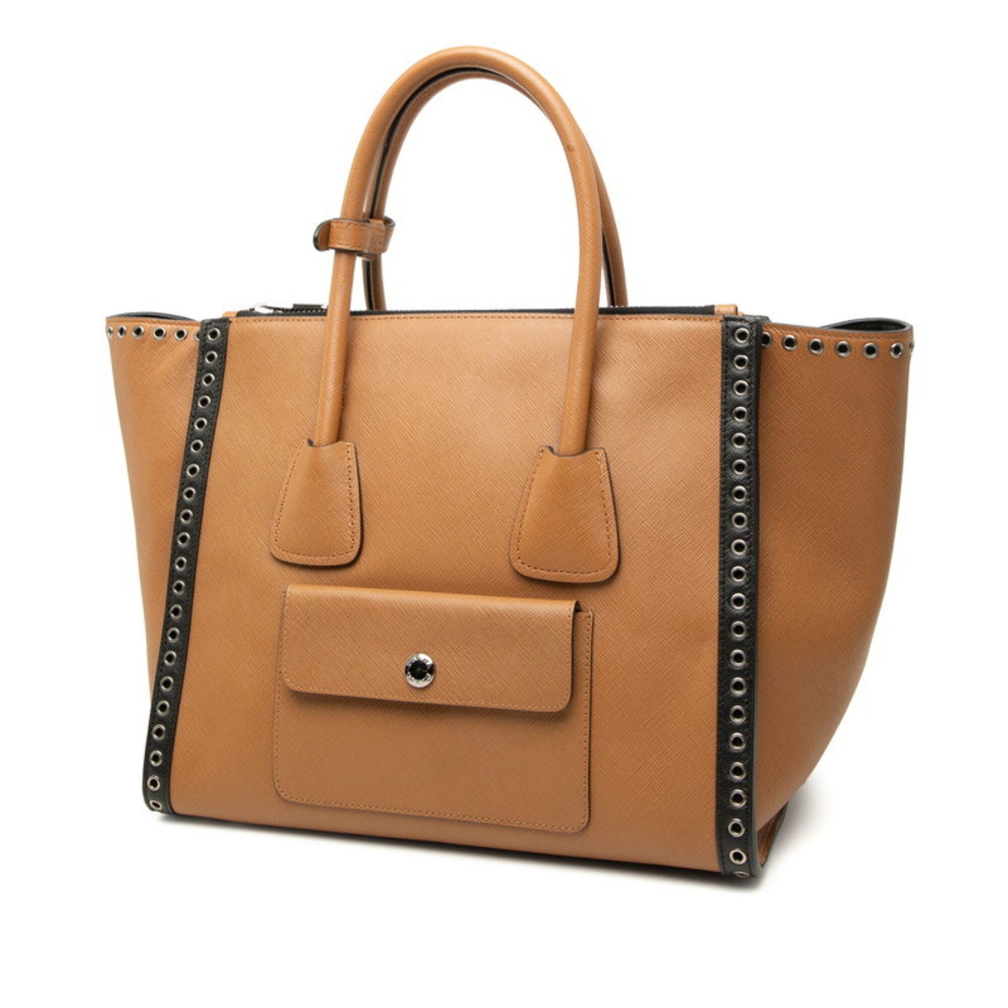 Saffiano Leather Handbag Shoulder Bag (Pre-Owned) - Prada - Modalova