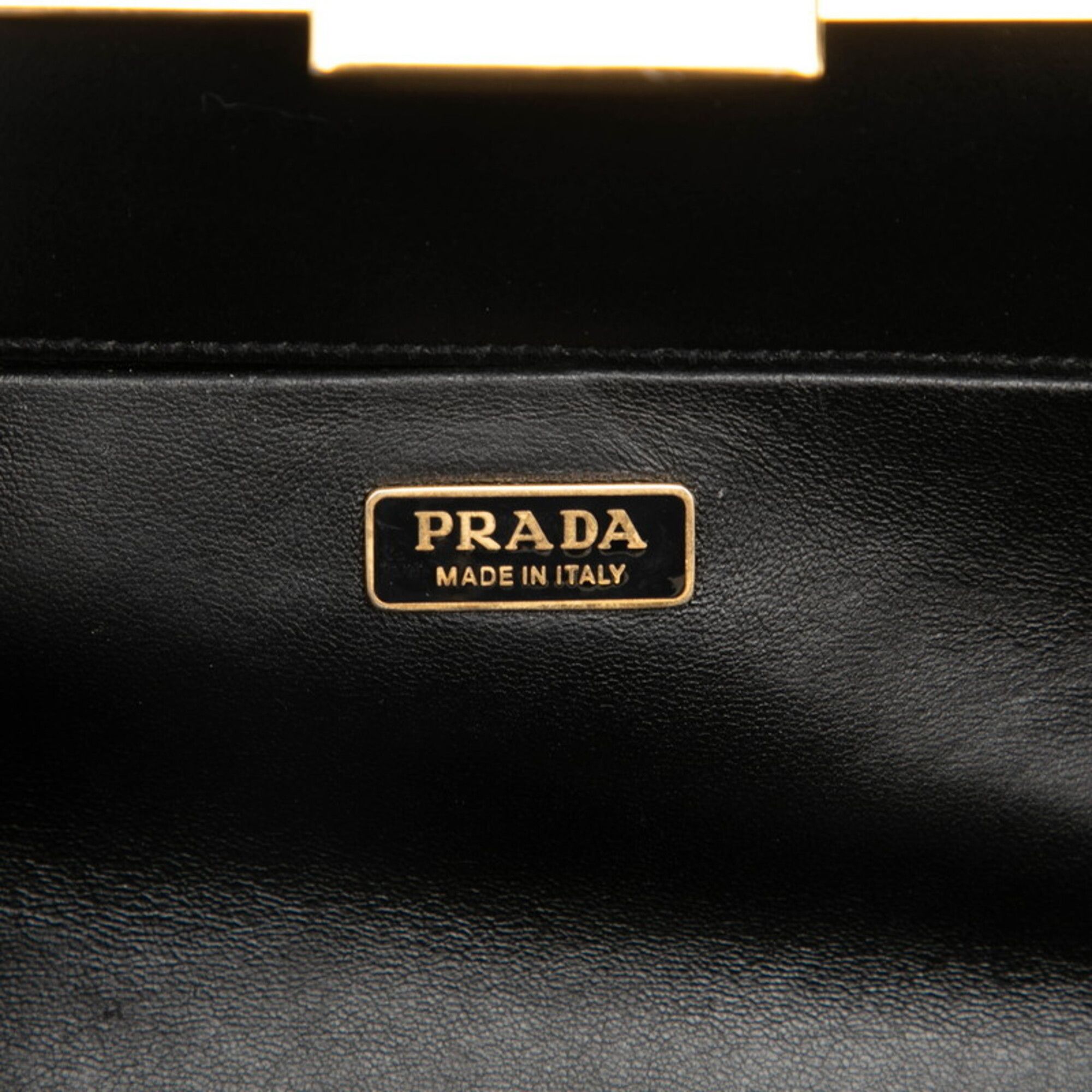 Saffiano Triangle Leather Shoulder Bag (Pre-Owned) - Prada - Modalova